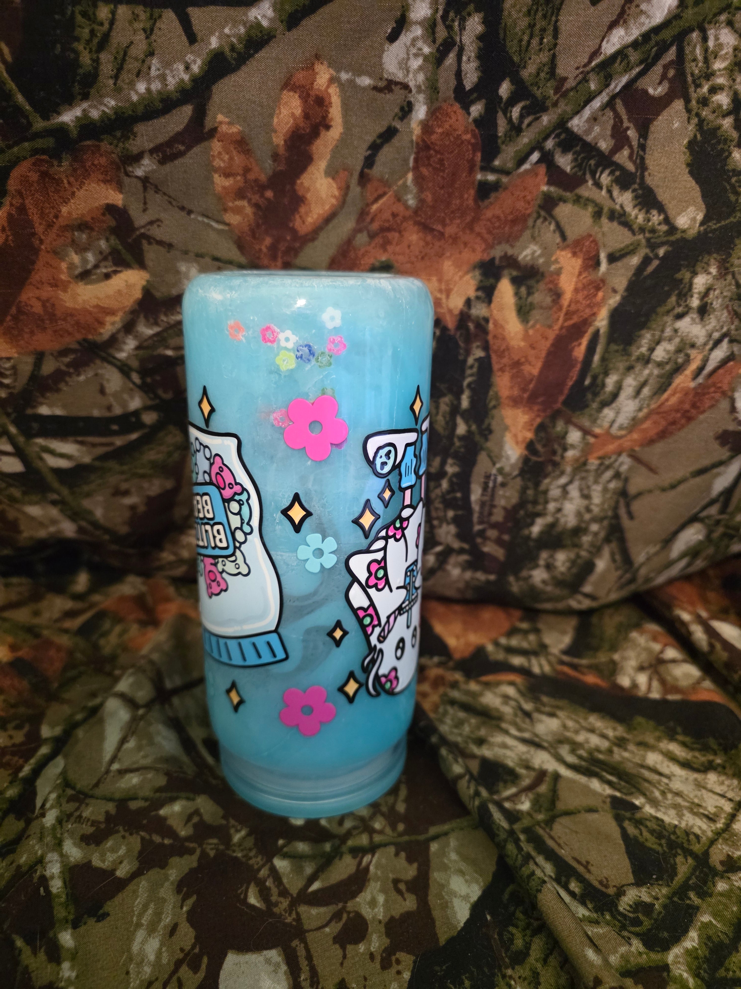 20 oz Plastic Snow Globe Tumbler –   Ghost Bears Cute Candy Cup