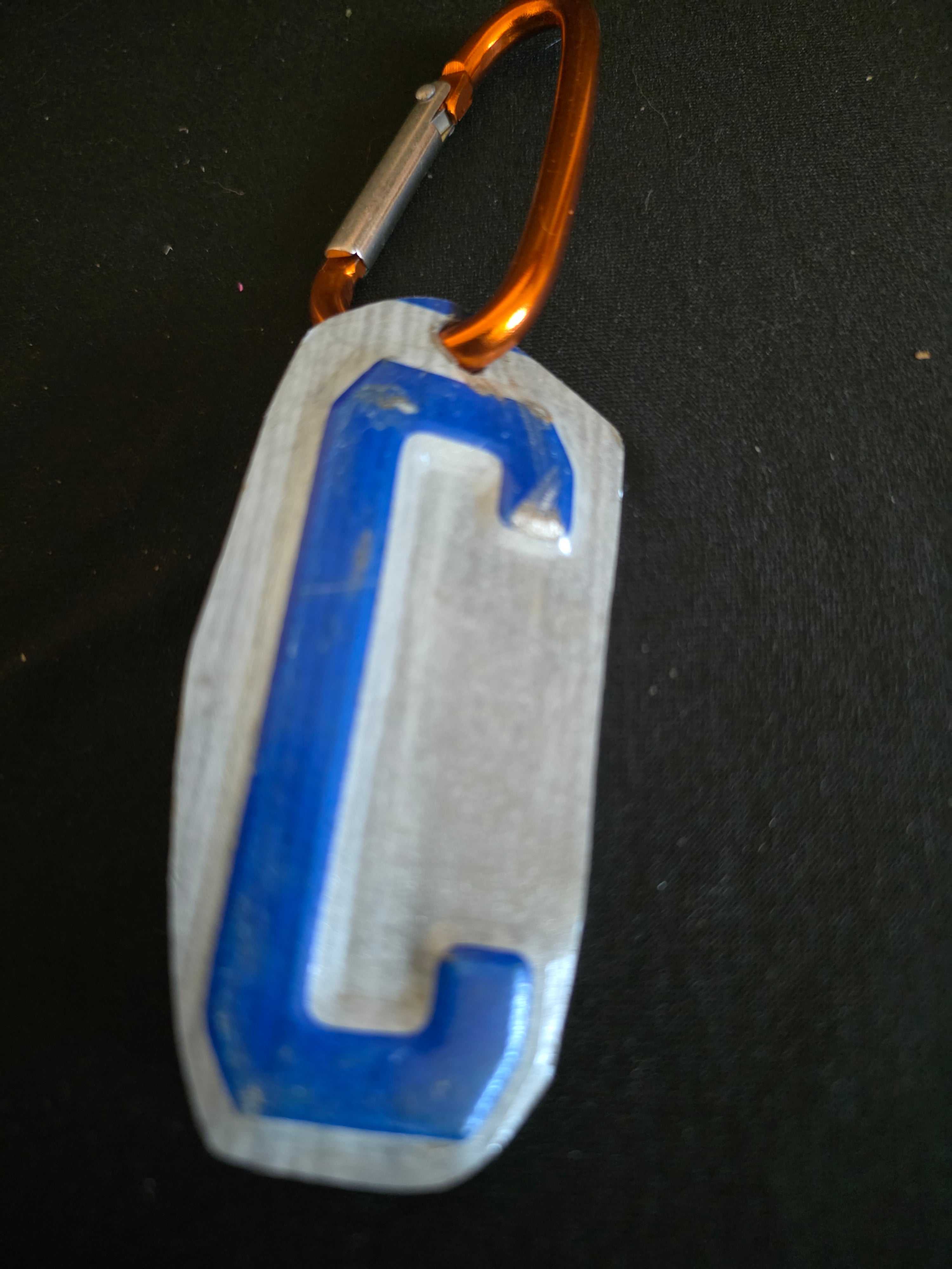 Handmade License Plate Initial & Number Keychains – Recycled Michigan License Plates