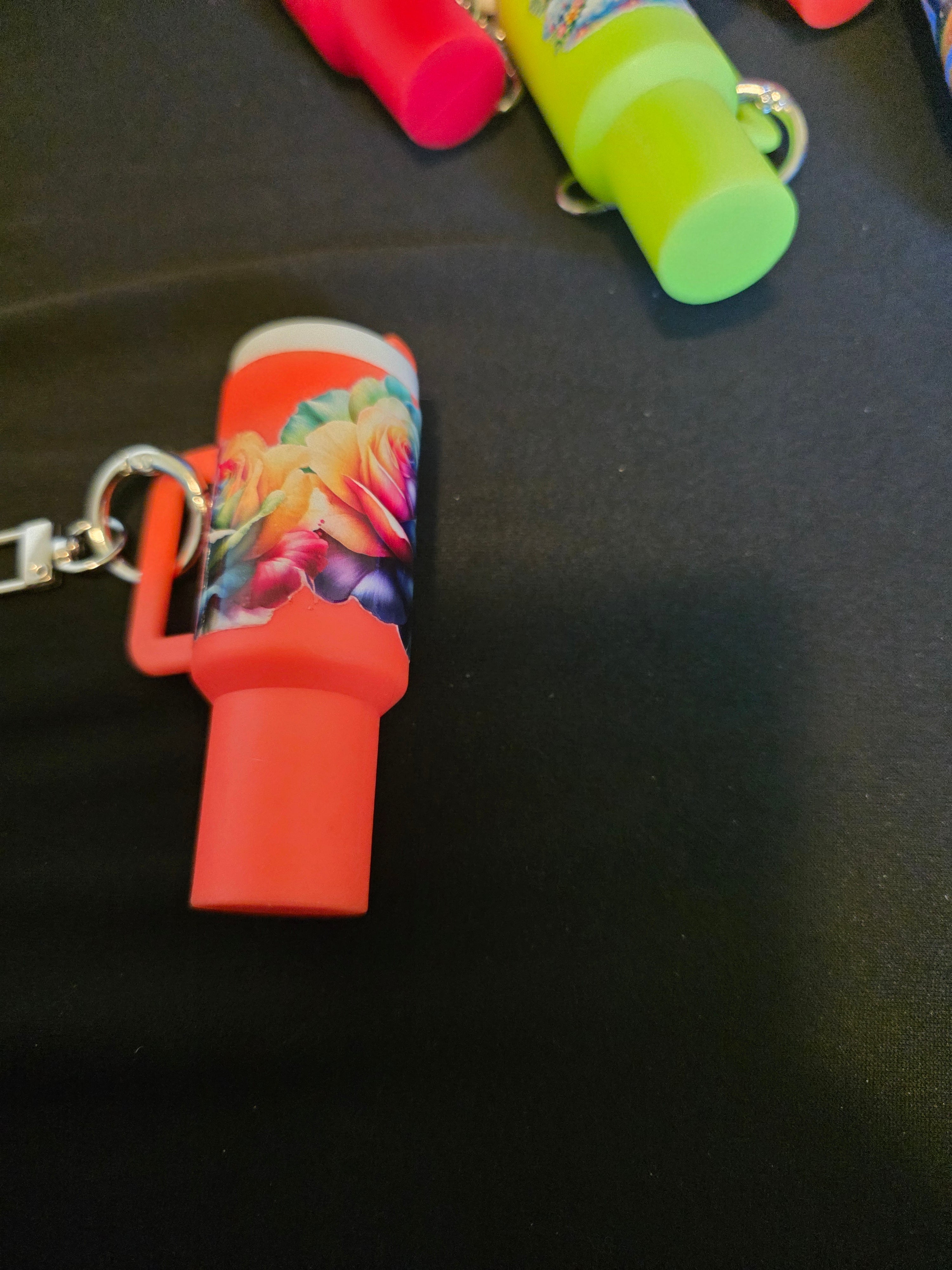 Mini Tumbler Keychain – Bright Colors & Floral Collection