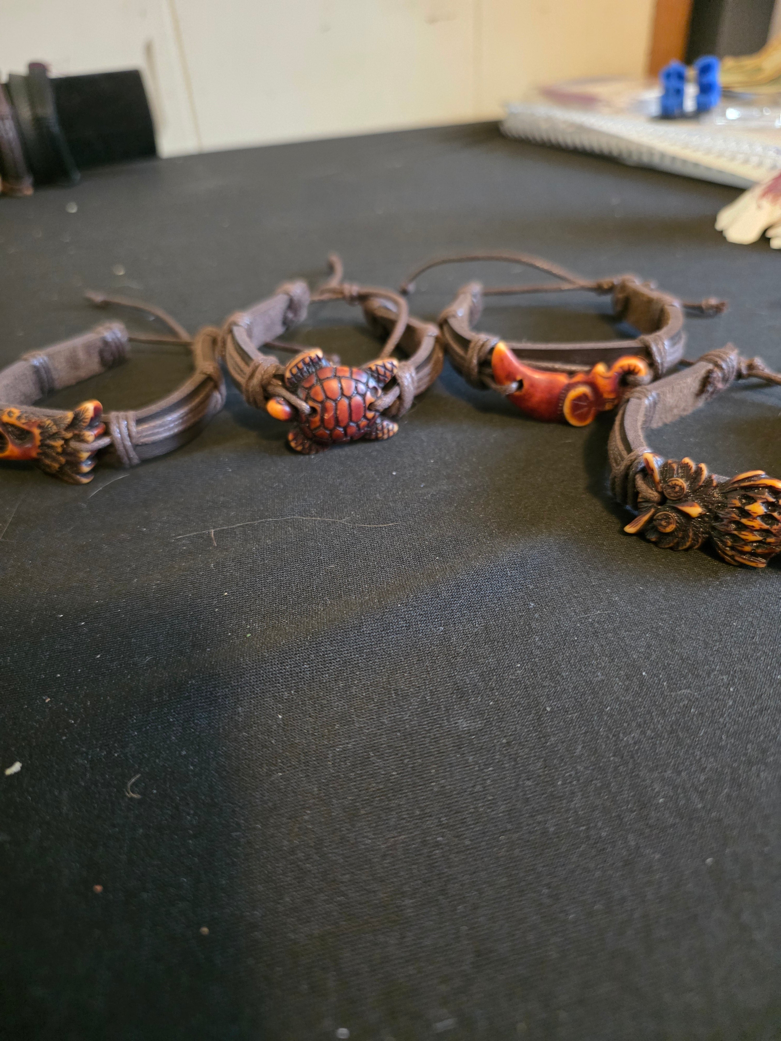 Animal Leather Bracelet Collection