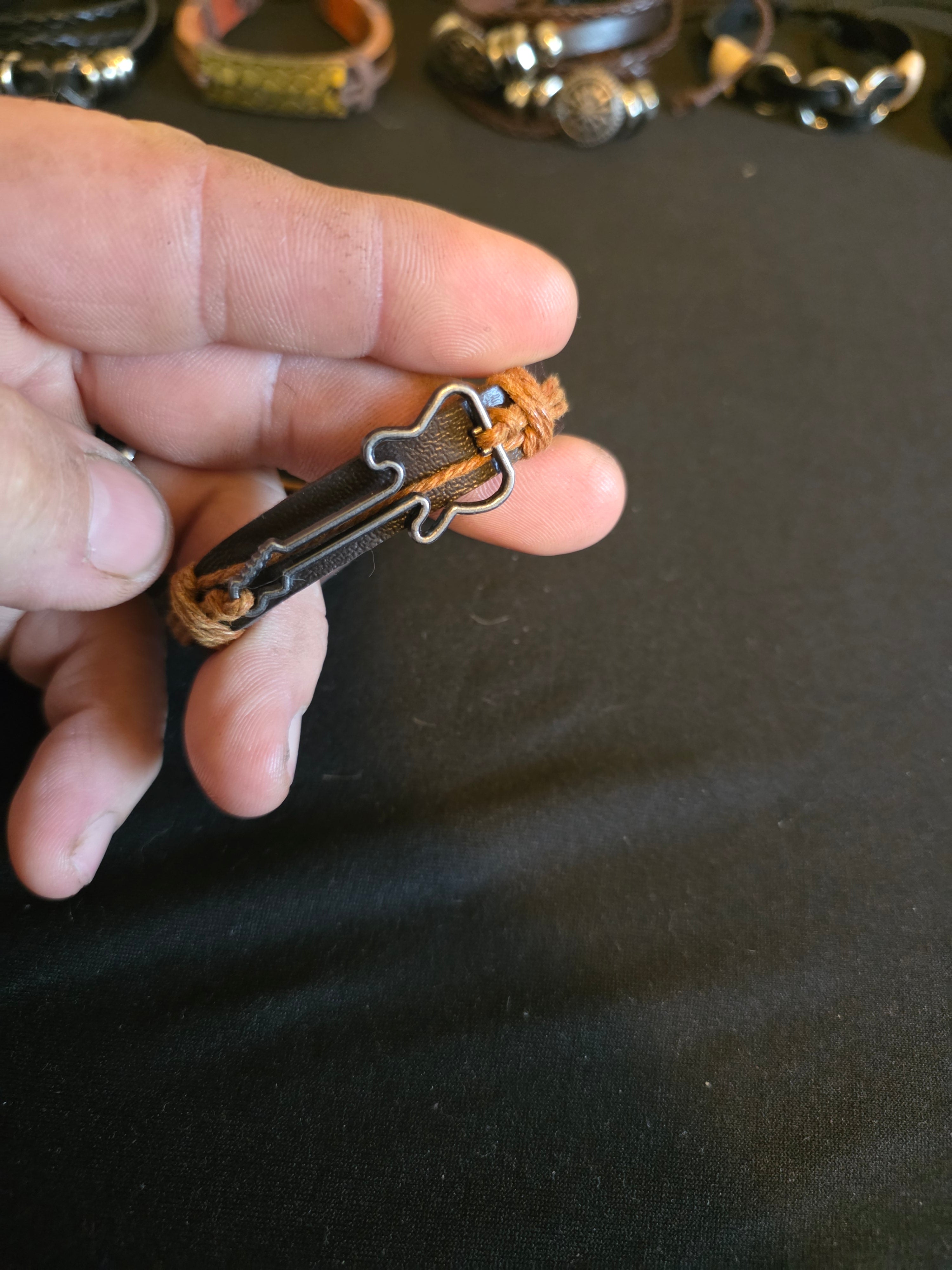 Leather Symbol & Charm Bracelet Collection