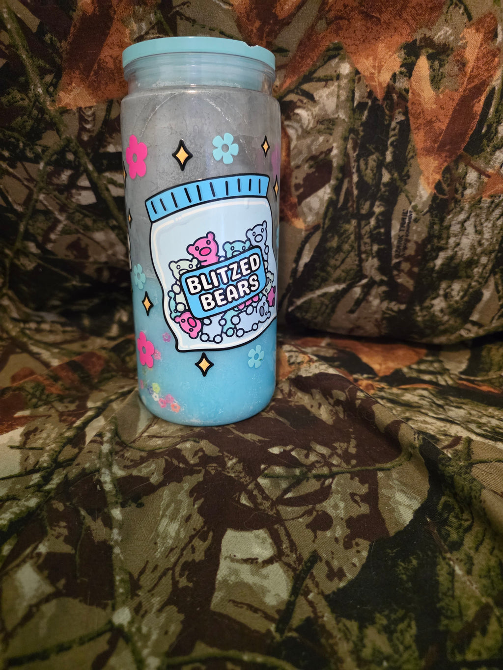 20 oz Plastic Snow Globe Tumbler –   Ghost Bears Cute Candy Cup