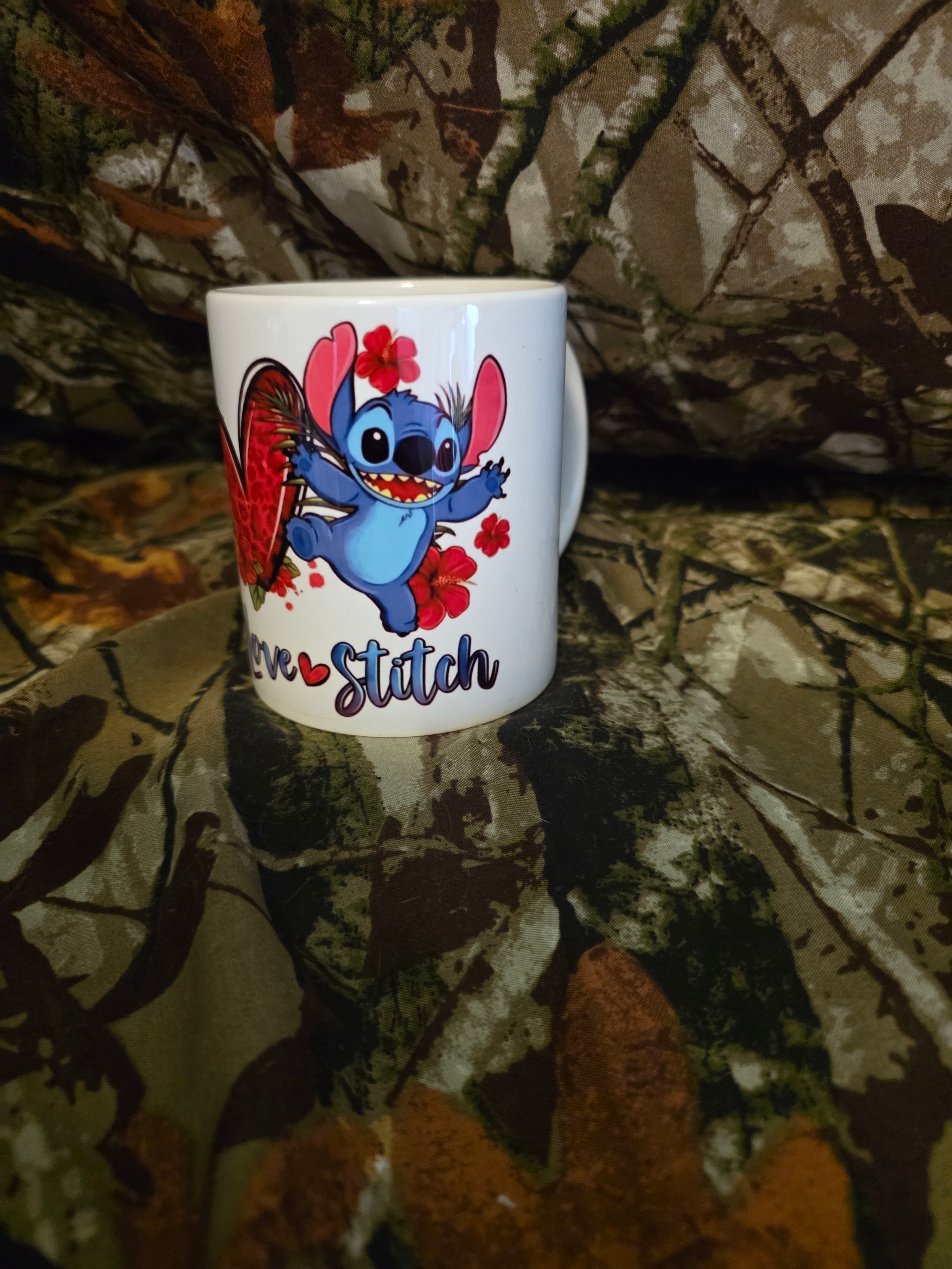 Peace Love Stitch Coffee Mug