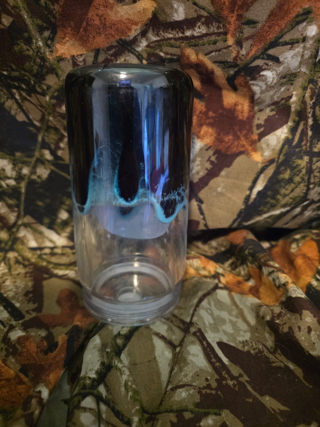 16 oz Plastic Snow Globe Tumbler – Dead Inside But Caffeinated Design