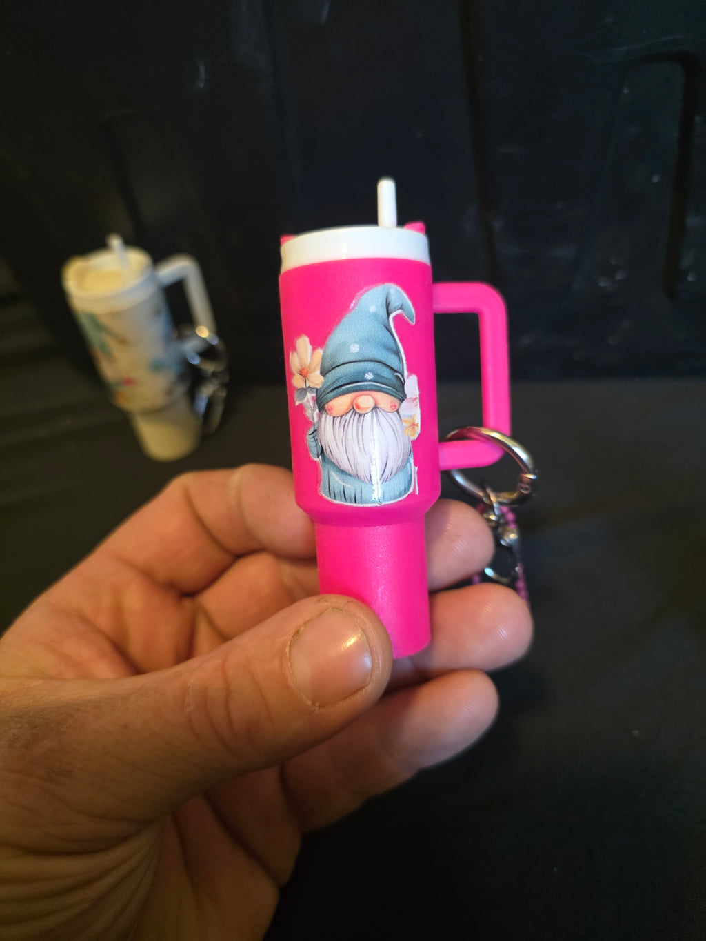 Gnome Mini Tumbler Keychain Collection