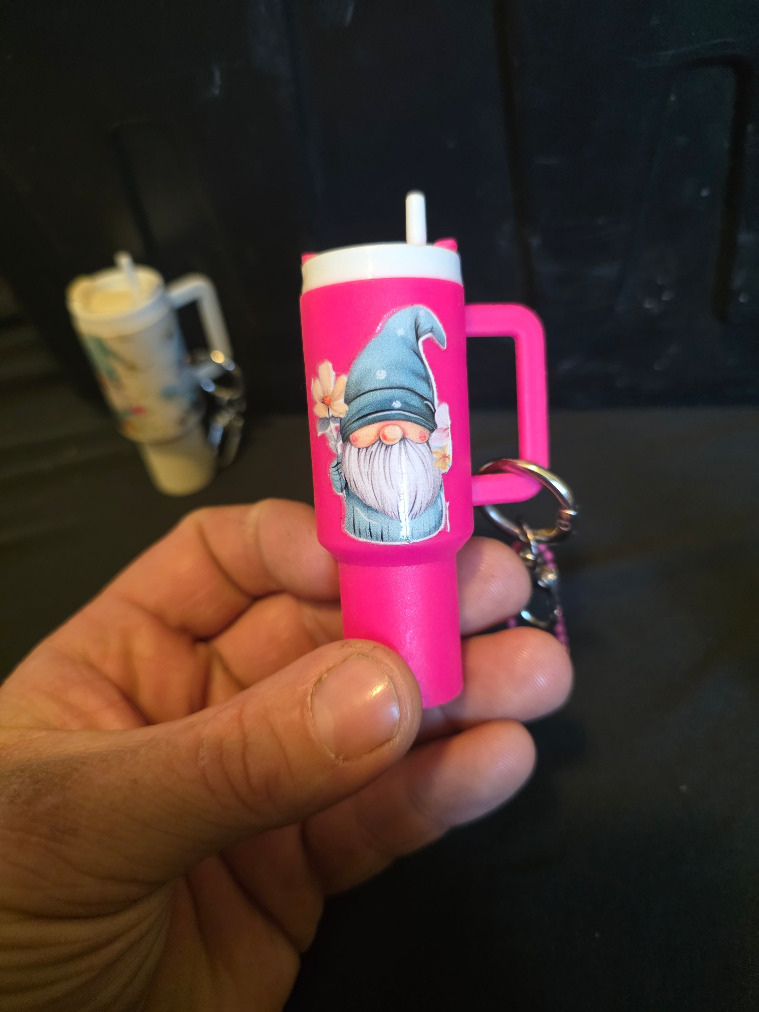 Gnome Mini Tumbler Keychain Collection