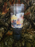 Tropical Sunset 40 oz Snow Globe Tumbler – Discounted