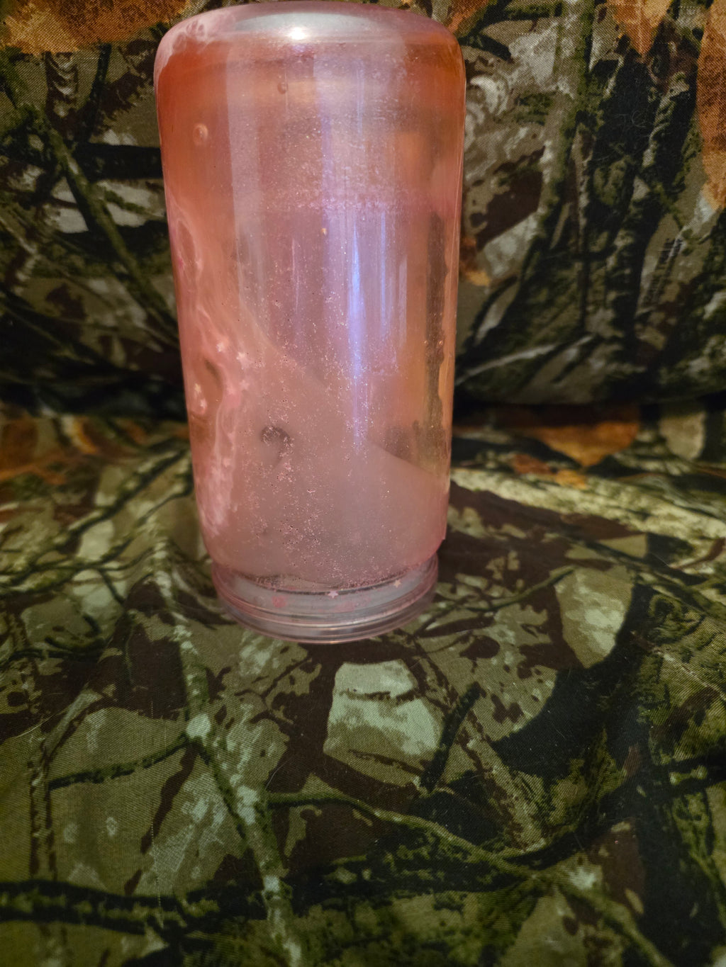 16 oz Plastic Snow Globe Tumbler – Don’t Be Salty Rainbow Skeleton Cup