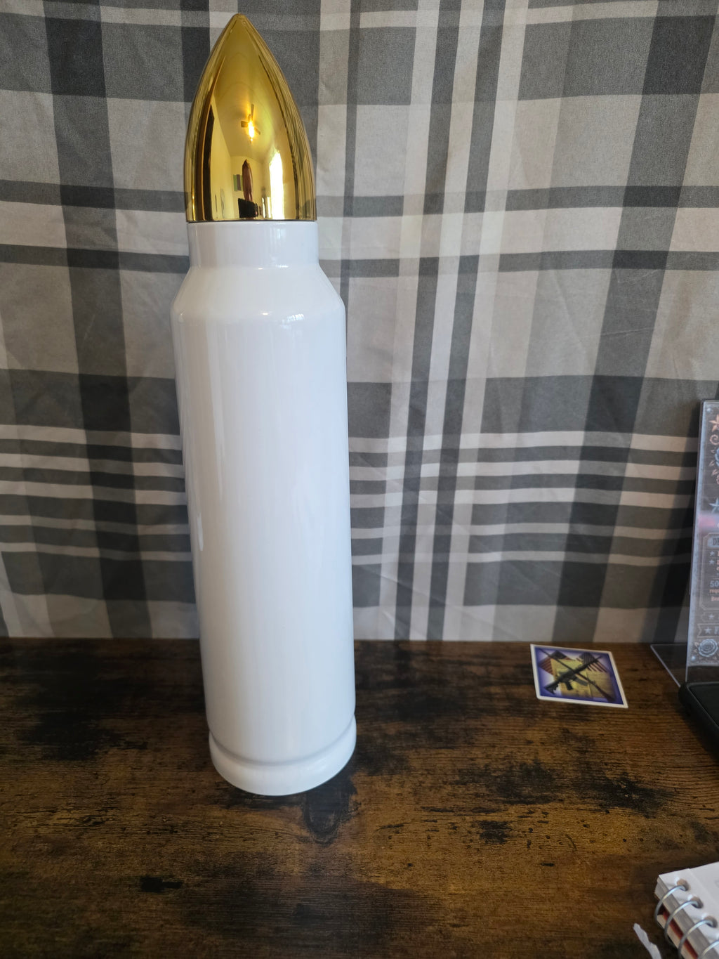 U.S. Army "Yes, My Reckless A** Signed Up" 32 oz Bullet Thermos
