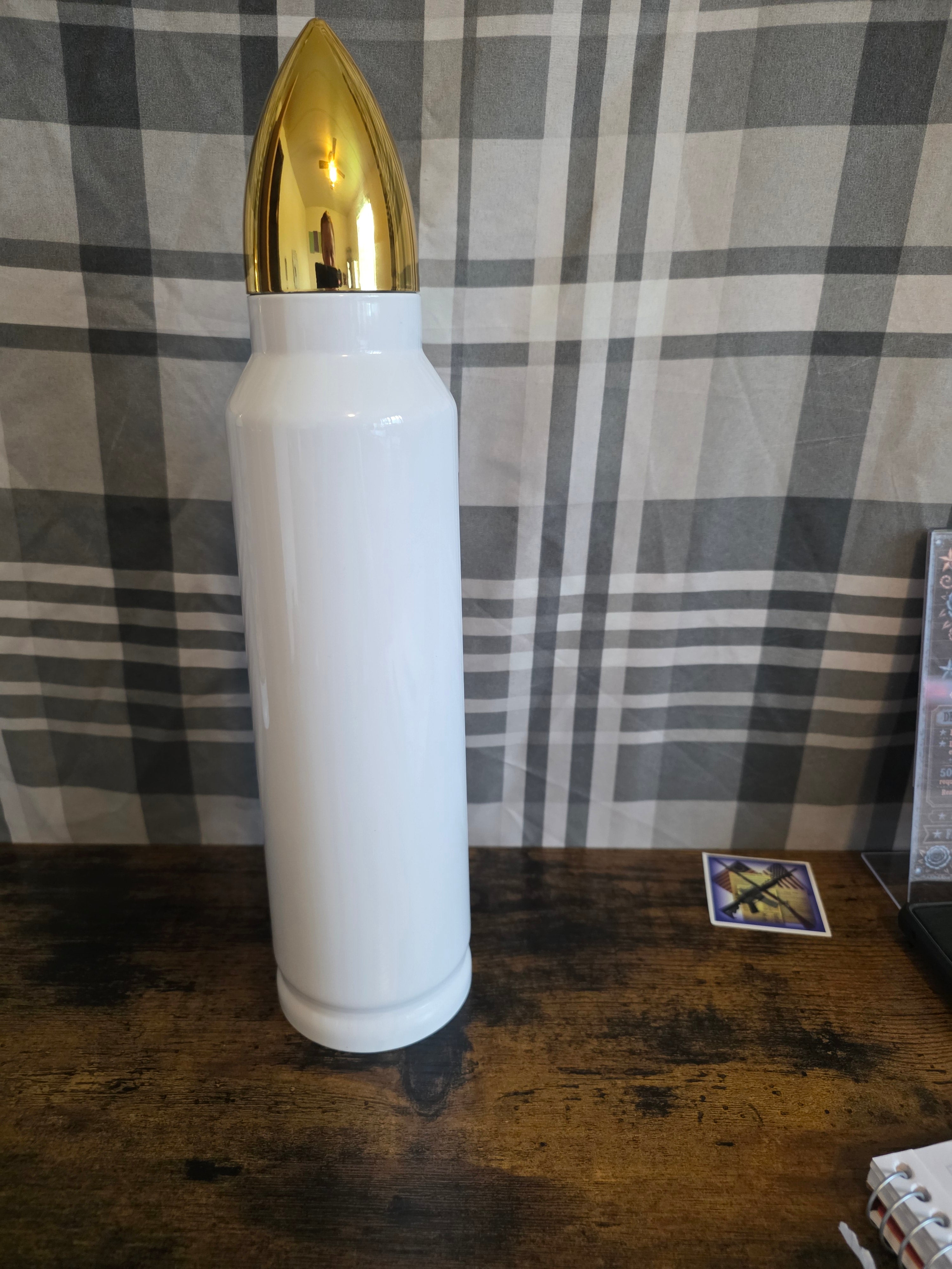 U.S. Army "Yes, My Reckless A** Signed Up" 32 oz Bullet Thermos