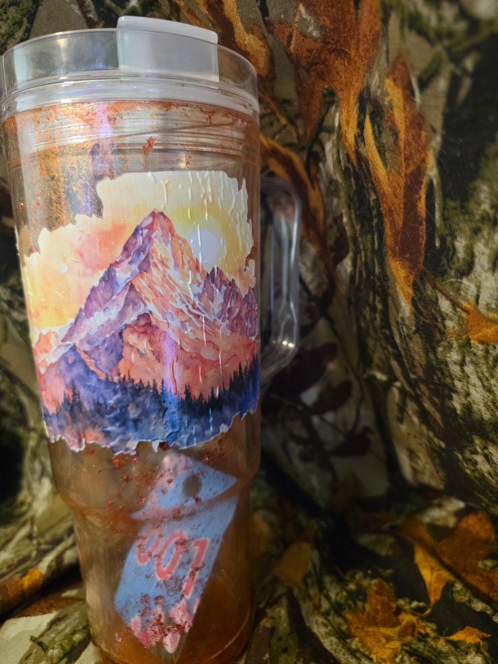 Mountain Sunset 40 oz Snow Globe Tumbler – Discounted
