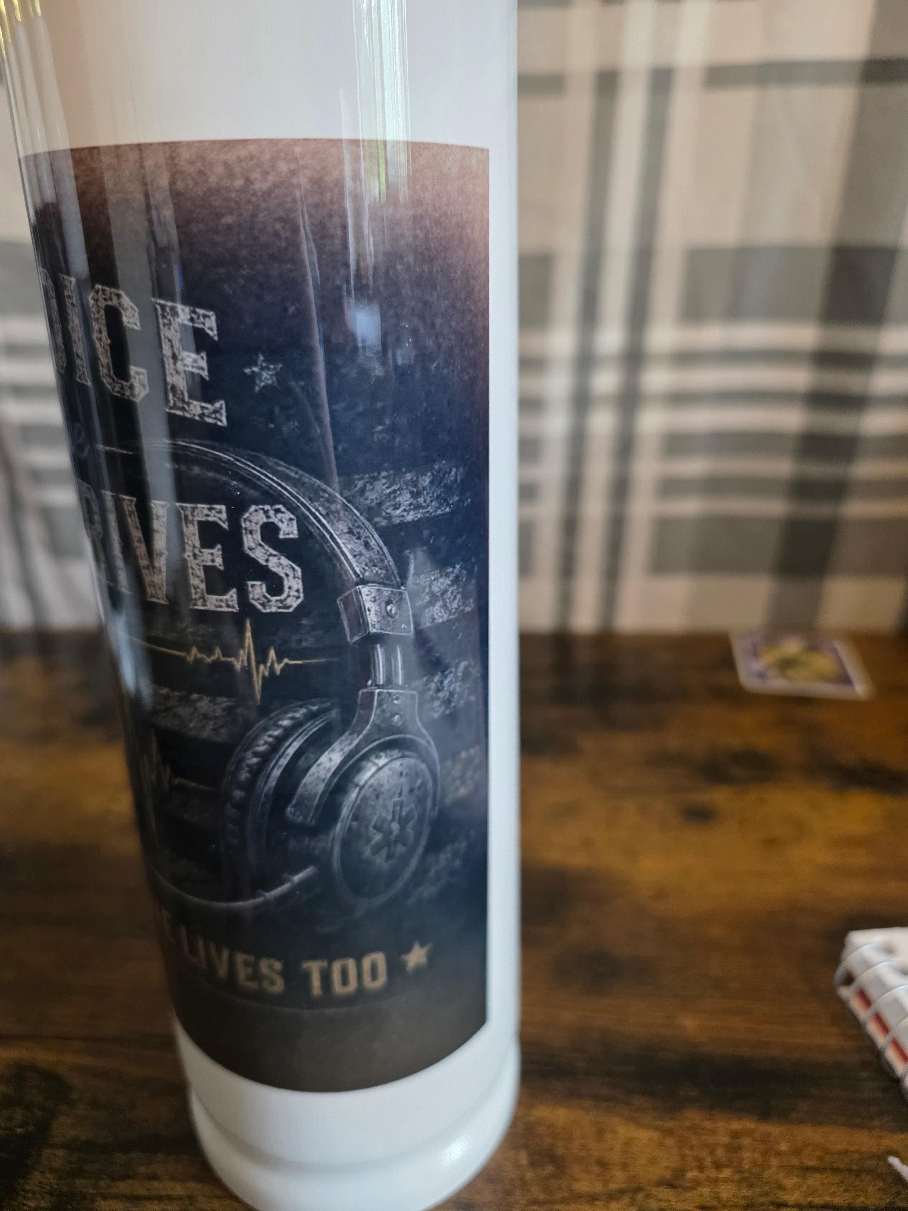 The Voice Before Help Arrives 32 oz Bullet Thermos
