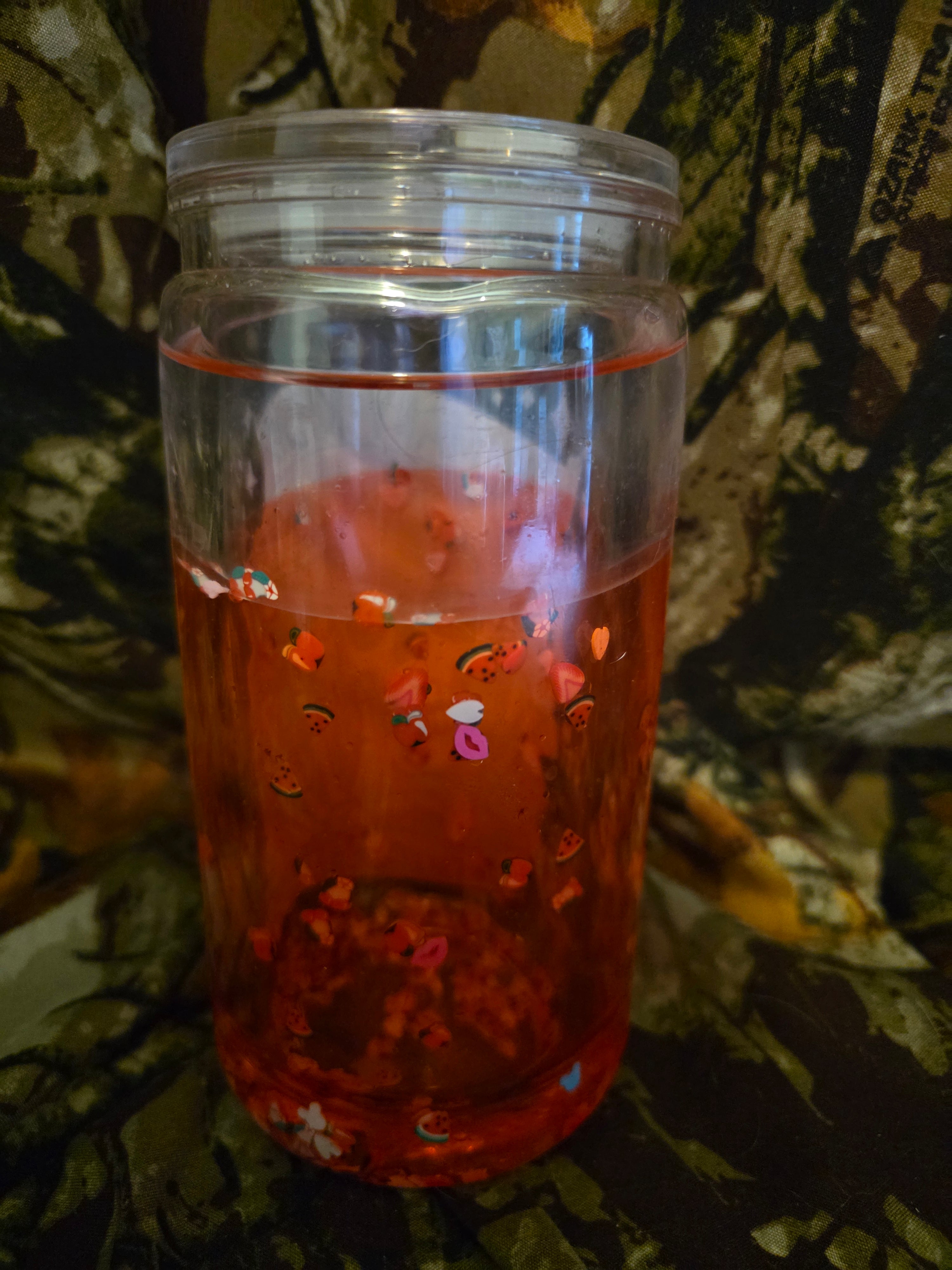 16 oz Plastic Snow Globe Tumbler – Too Many Kids Not Enough Caffeine Design