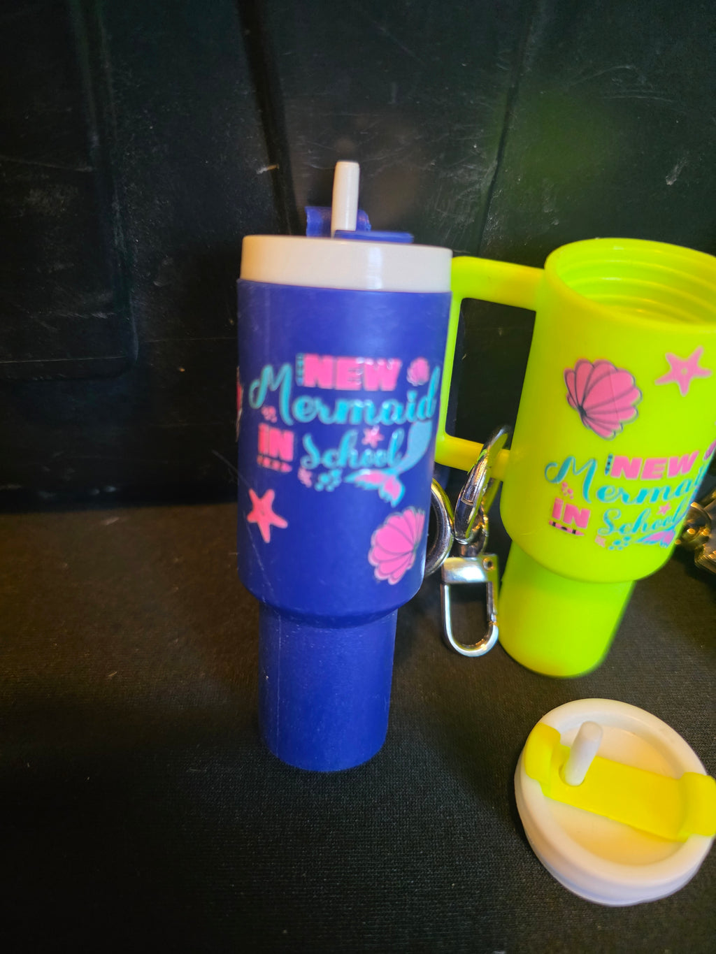 Mermaid Mini Tumbler Keychain & ChapStick Holder