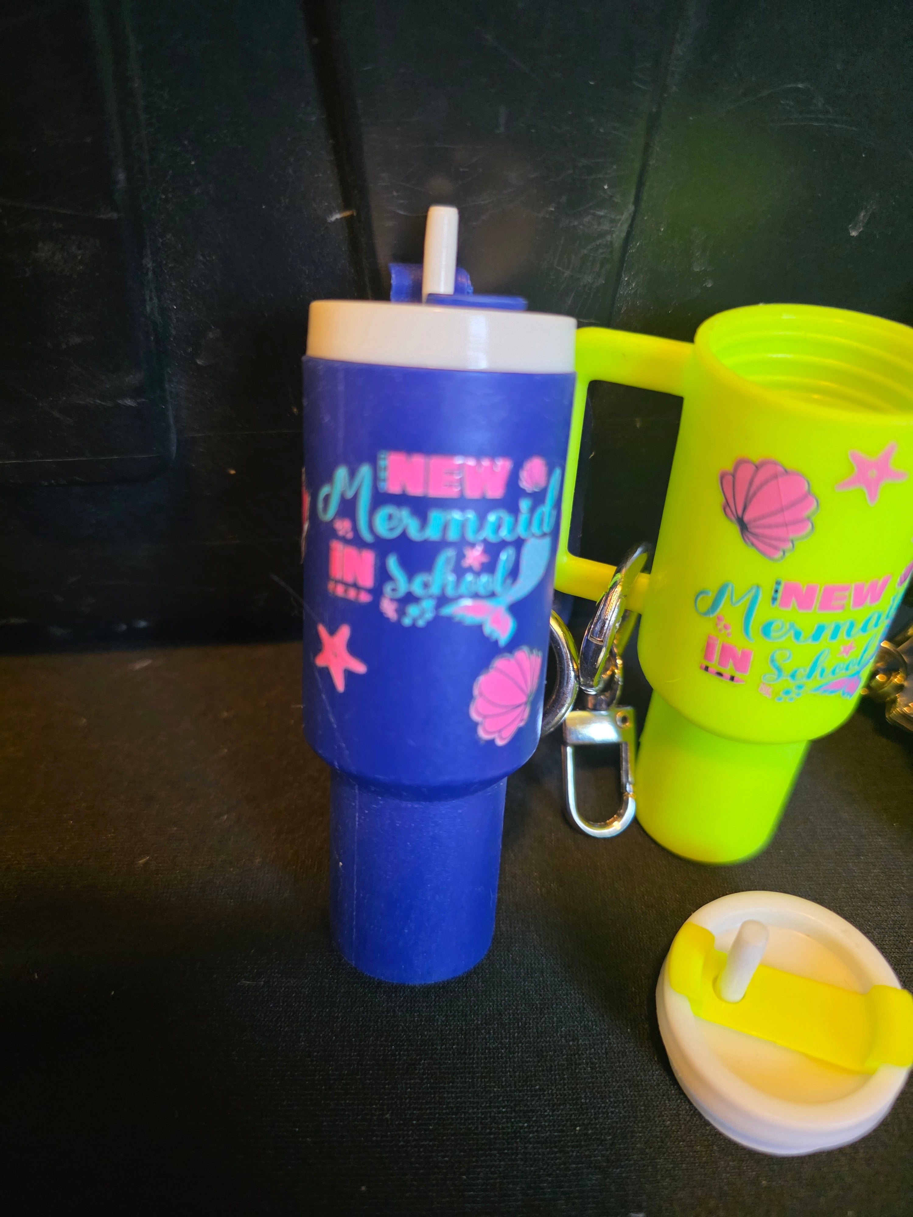 Mermaid Mini Tumbler Keychain & ChapStick Holder
