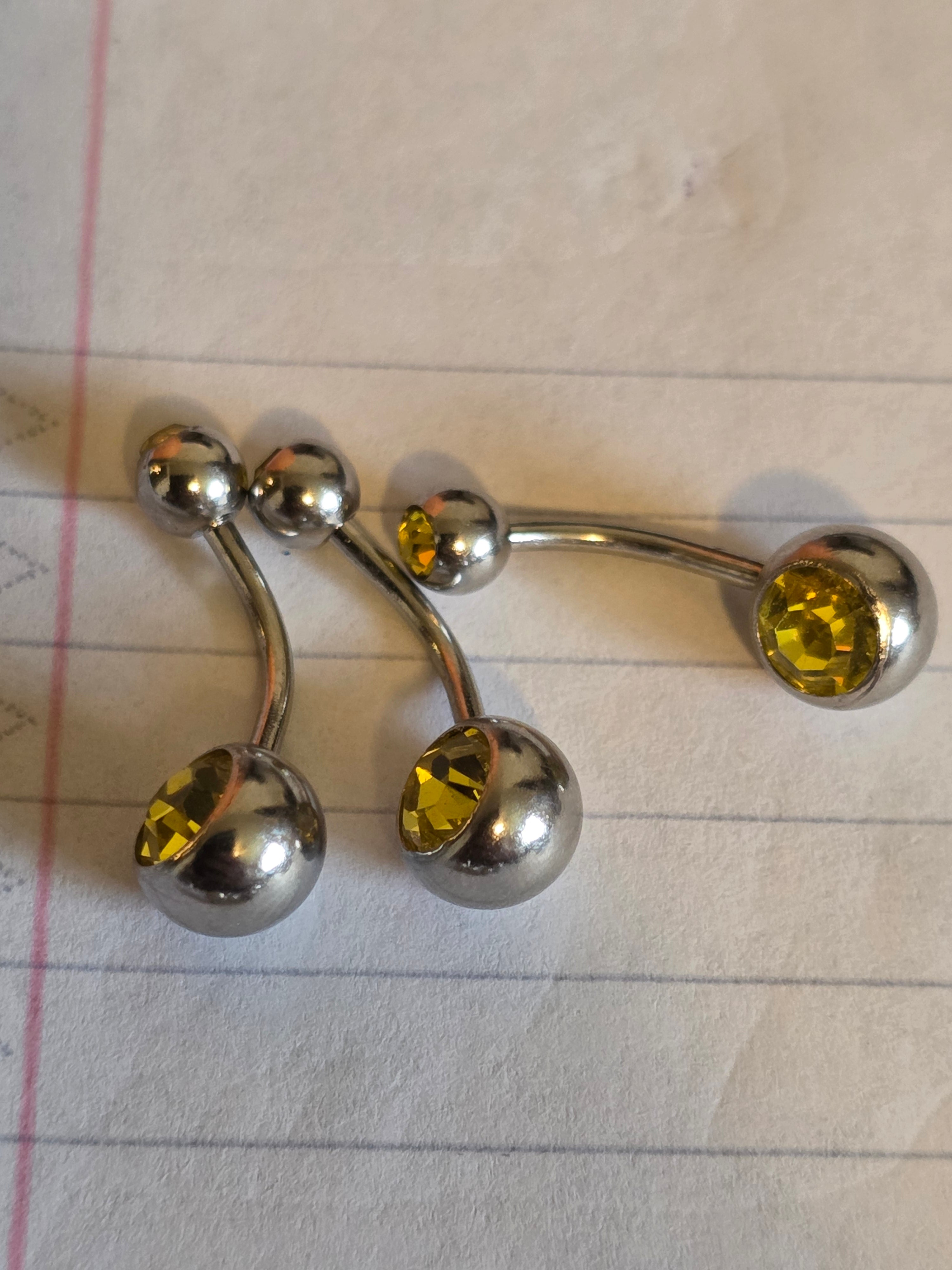Surgical Steel Belly Rings – Crystal, Gem & Decorative Styles