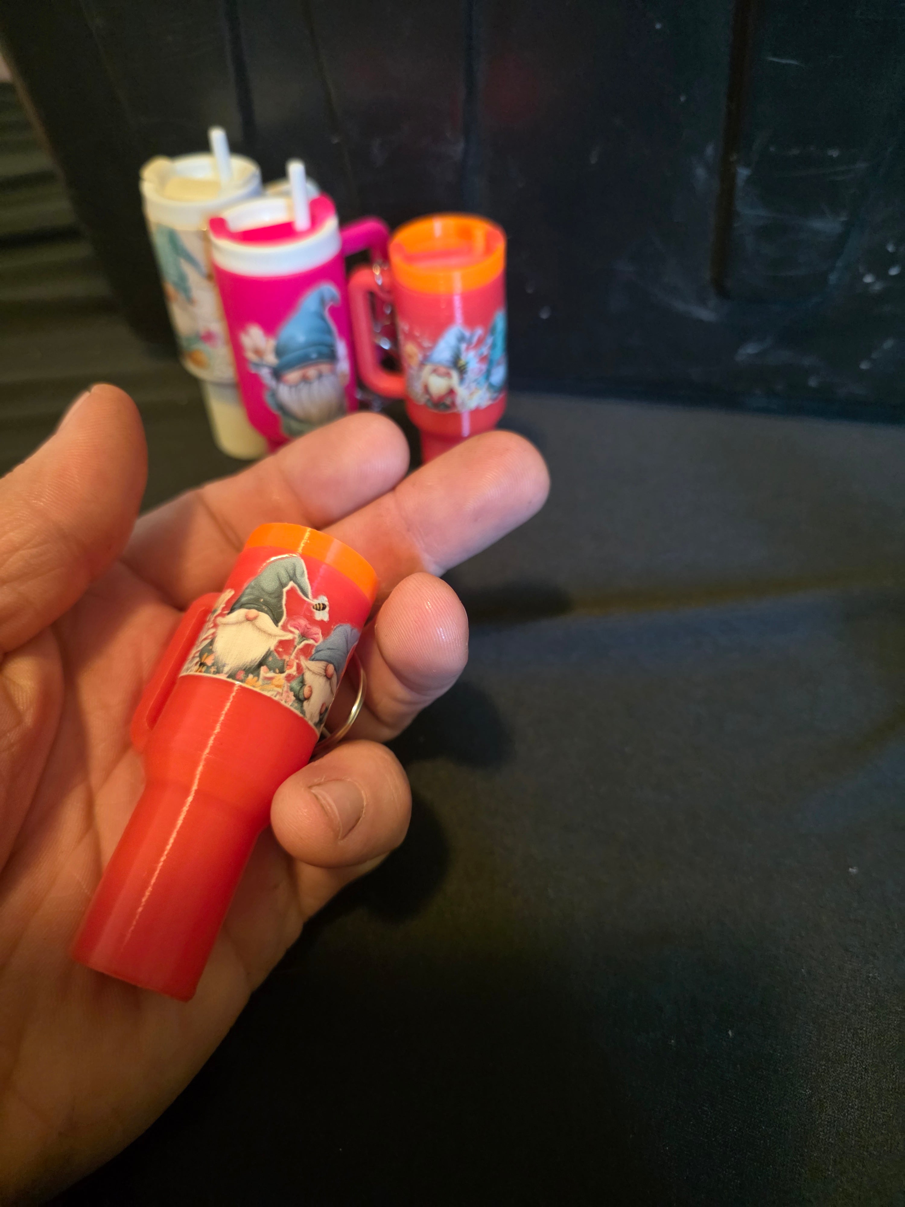 Gnome Mini Tumbler Keychain Collection