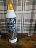 Navy "Never Apply Vaseline to Yourself" 32 oz Bullet Thermos