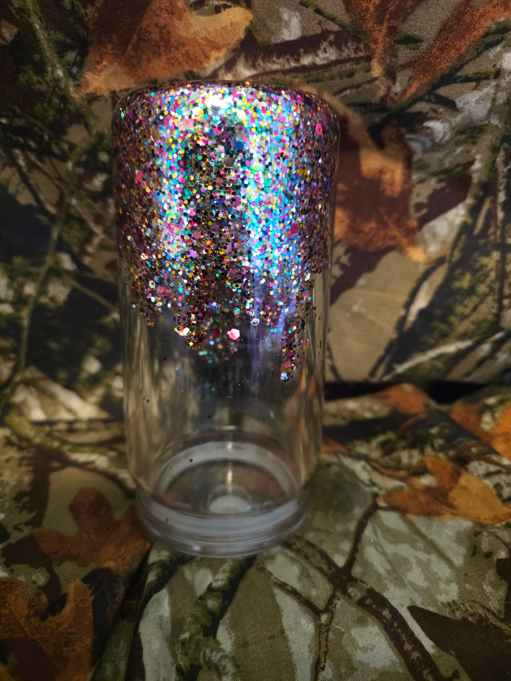 16 oz Plastic Snow Globe Tumbler – Whiskey Improves With Age Design