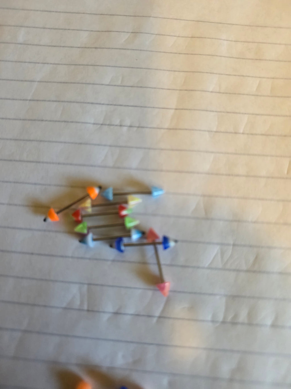 Short Tongue Rings – Random Colors & Styles