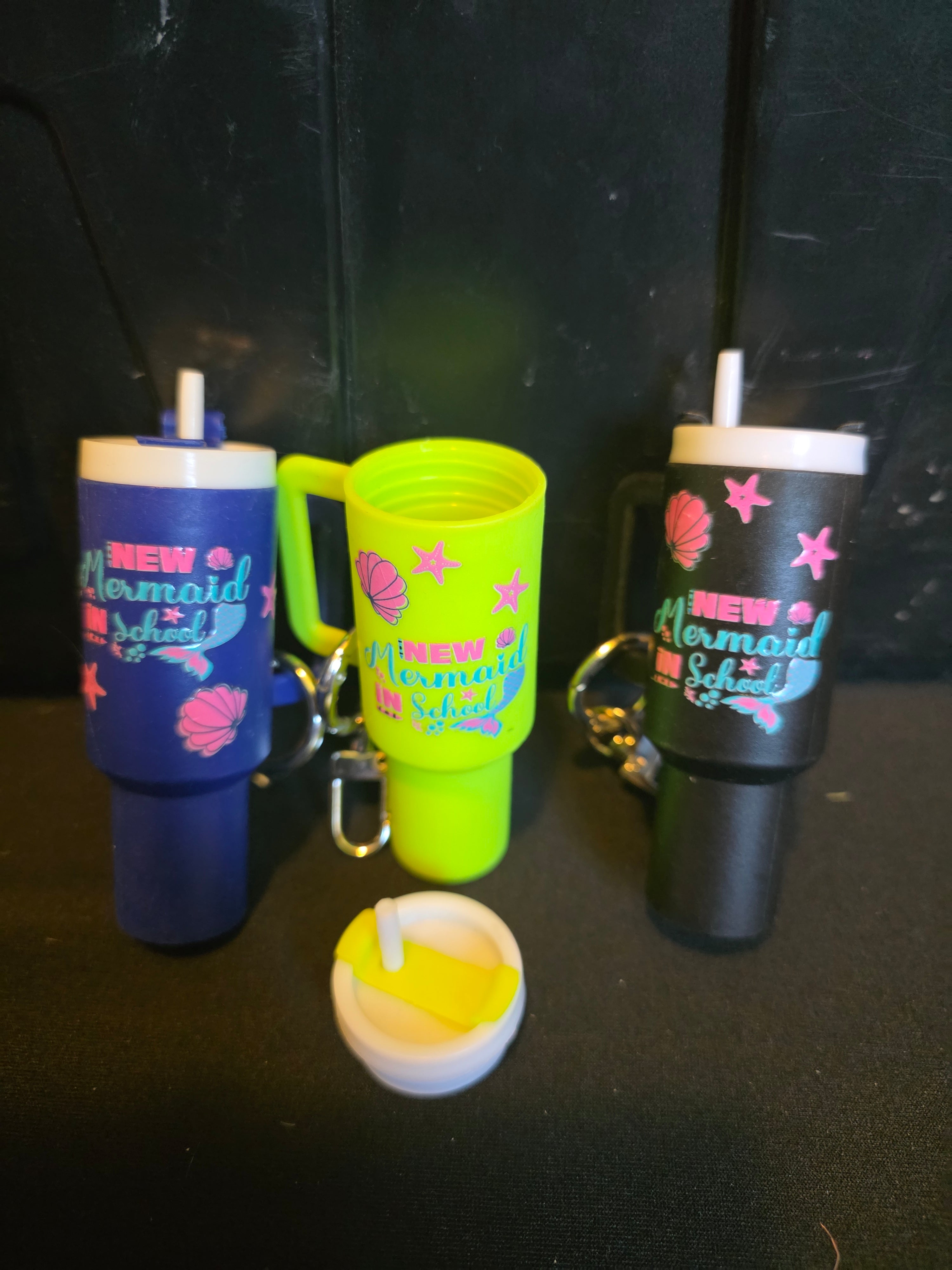 Mermaid Mini Tumbler Keychain & ChapStick Holder