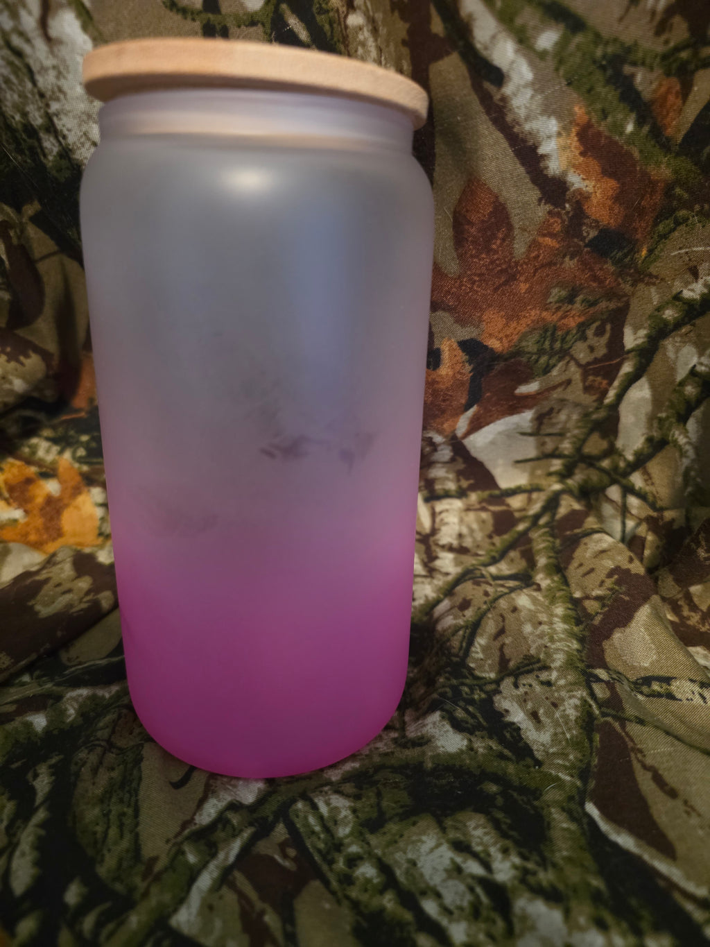 I Do What I Want When I Want Where I Want 16 oz Frosted Glass Cup