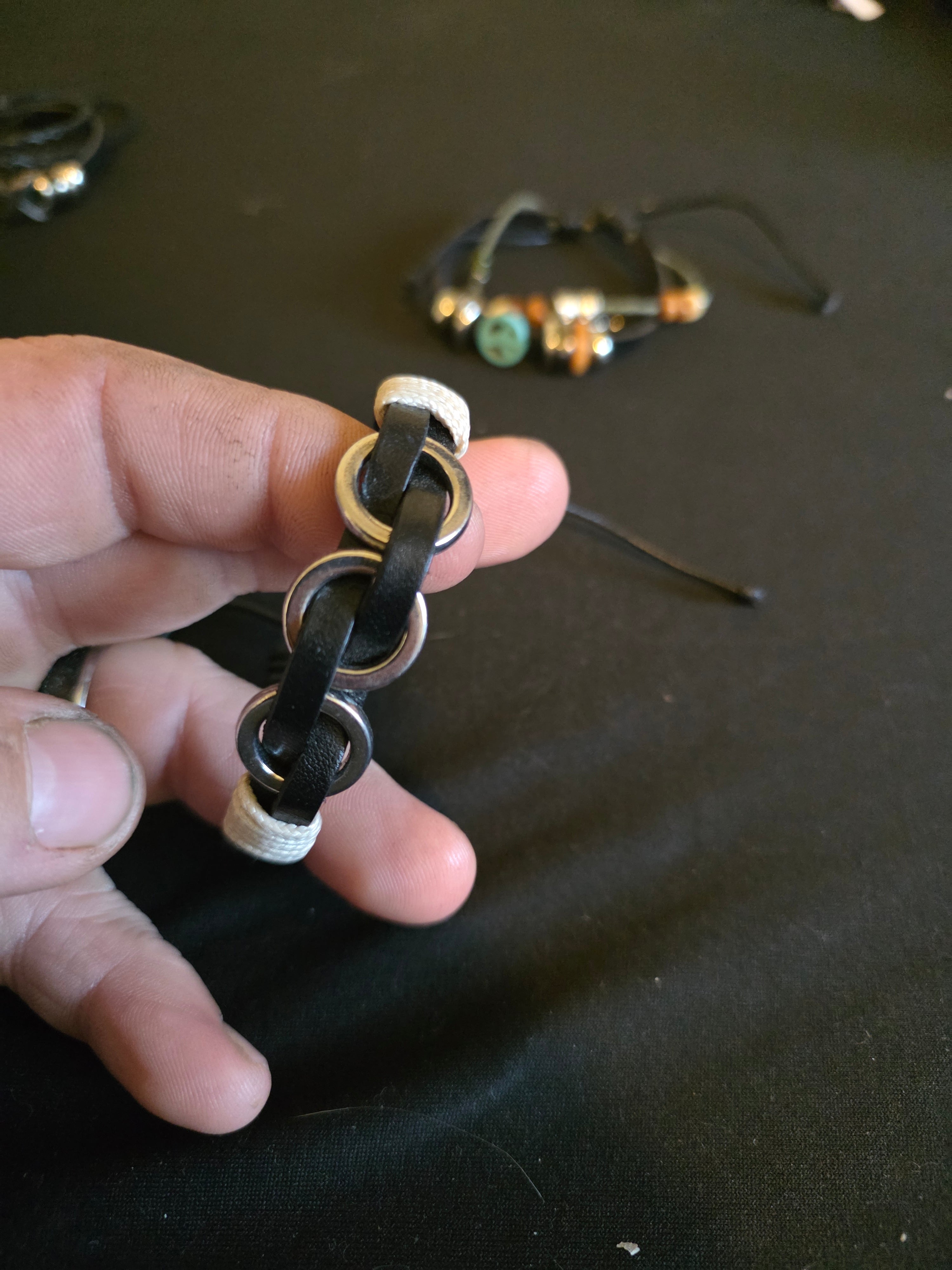 Leather Symbol & Charm Bracelet Collection