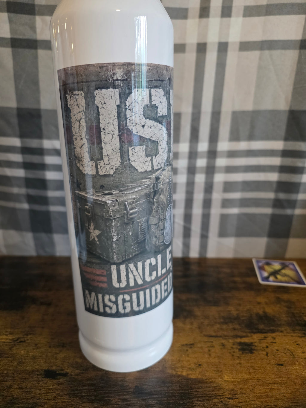 Uncle Sam's Misguided Children" 32 oz Bullet Thermos