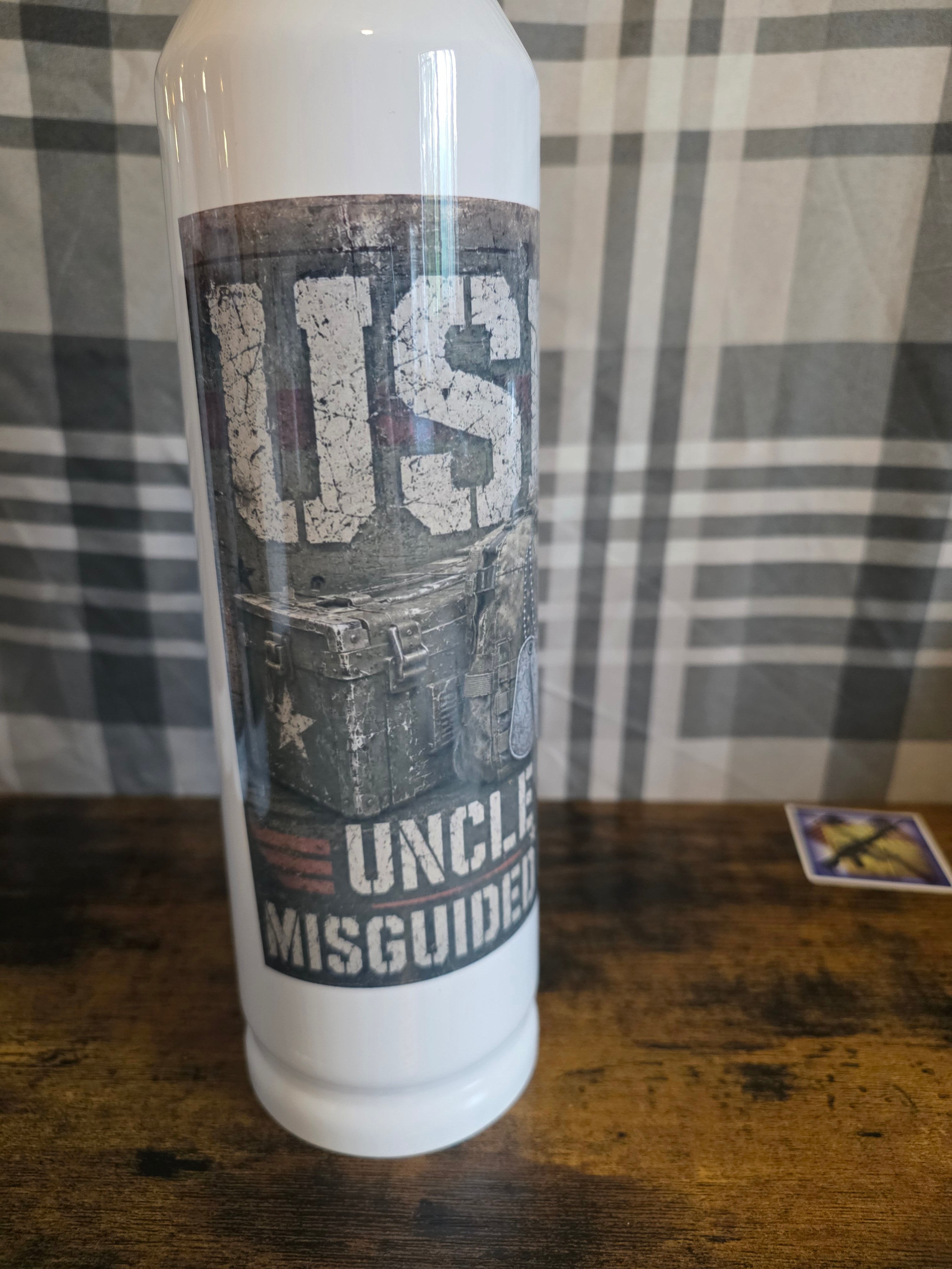 Uncle Sam's Misguided Children" 32 oz Bullet Thermos