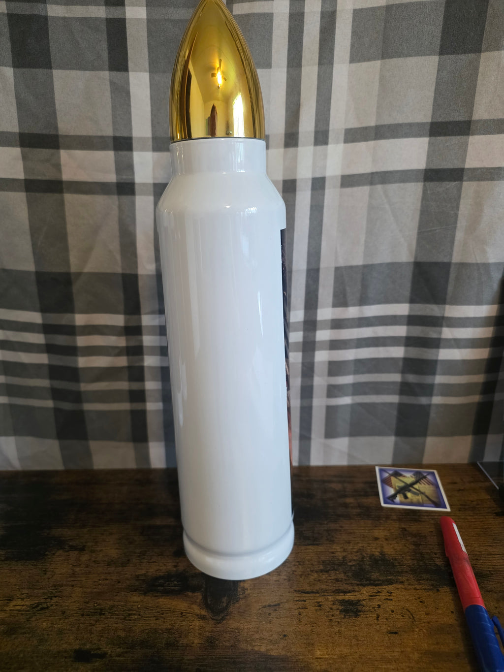 Freedom Isn't Free – Thank a Veteran 32 oz Bullet Thermos