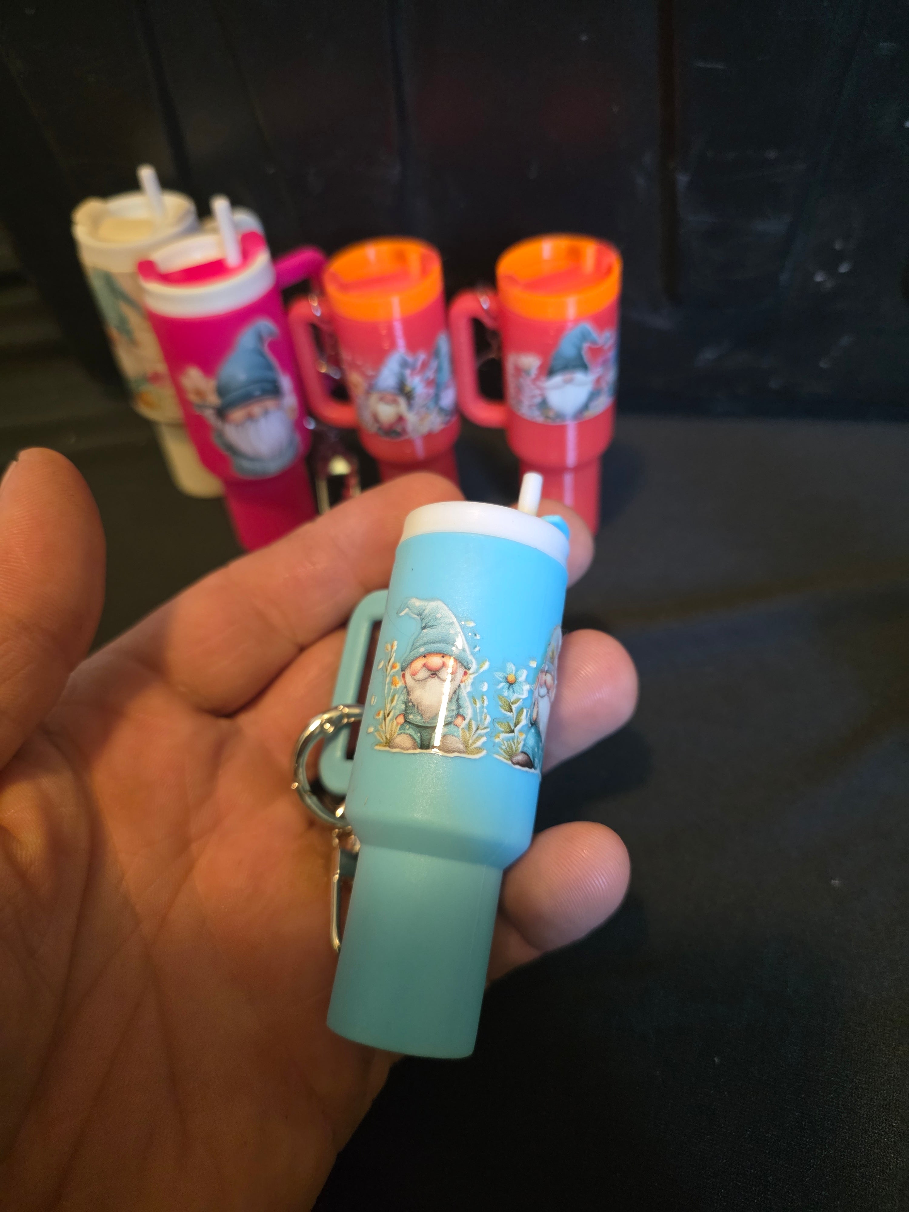Gnome Mini Tumbler Keychain Collection