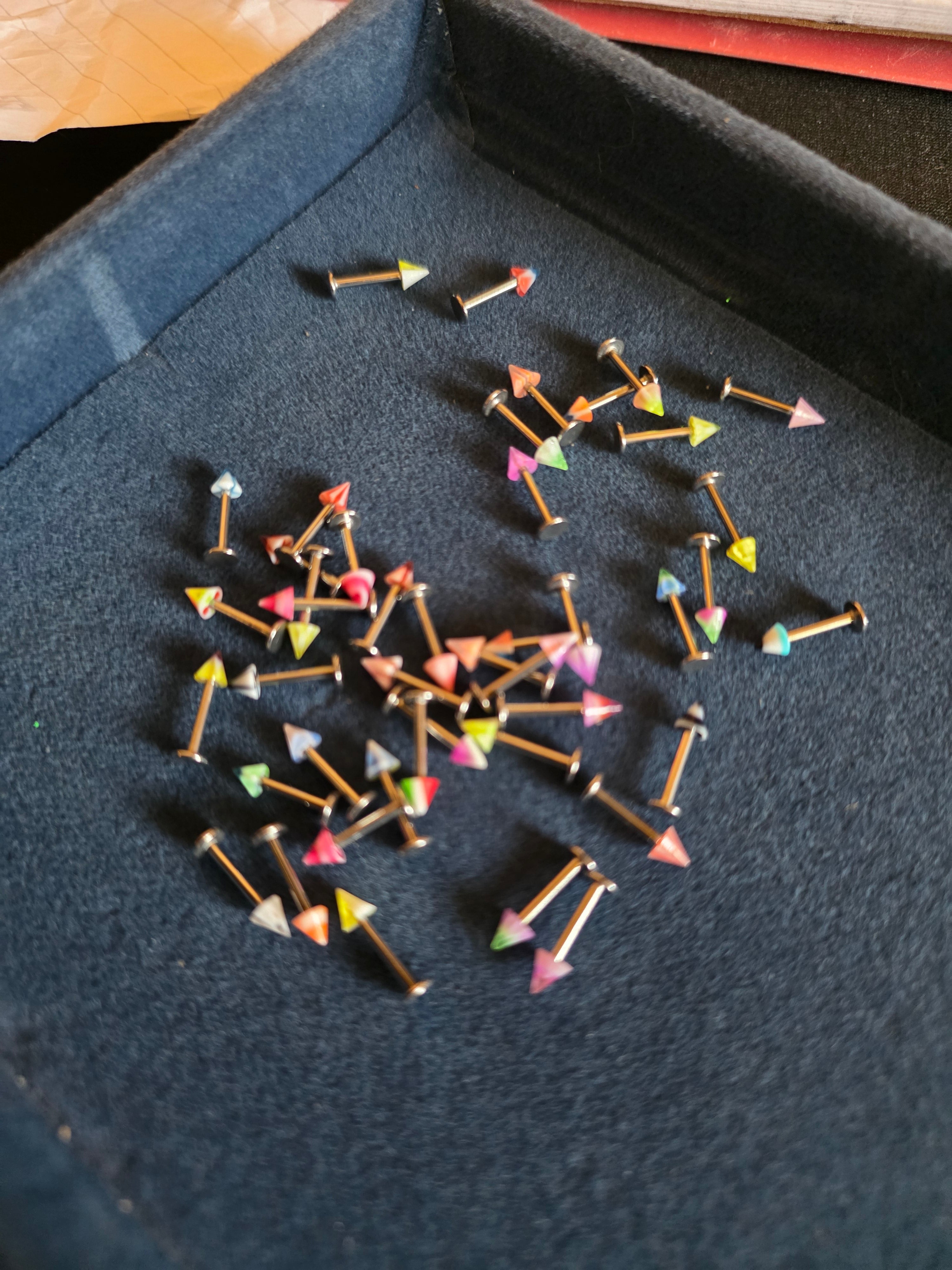 Random Labret Stud Collection – Ball & Spike Styles