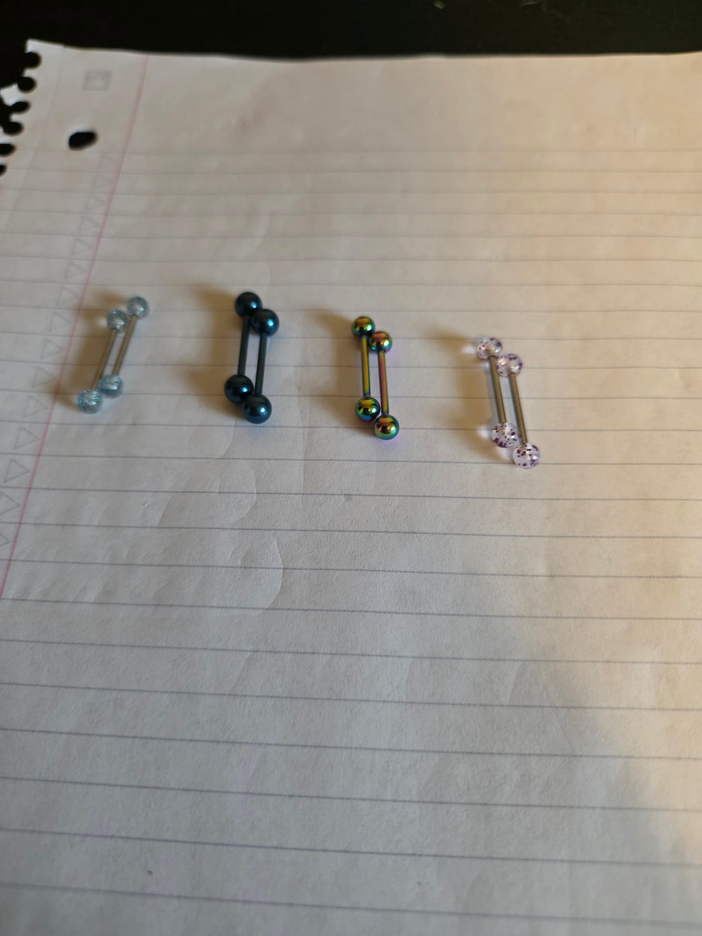 Glitter & Color Barbell Piercing Jewelry – Surgical Steel
