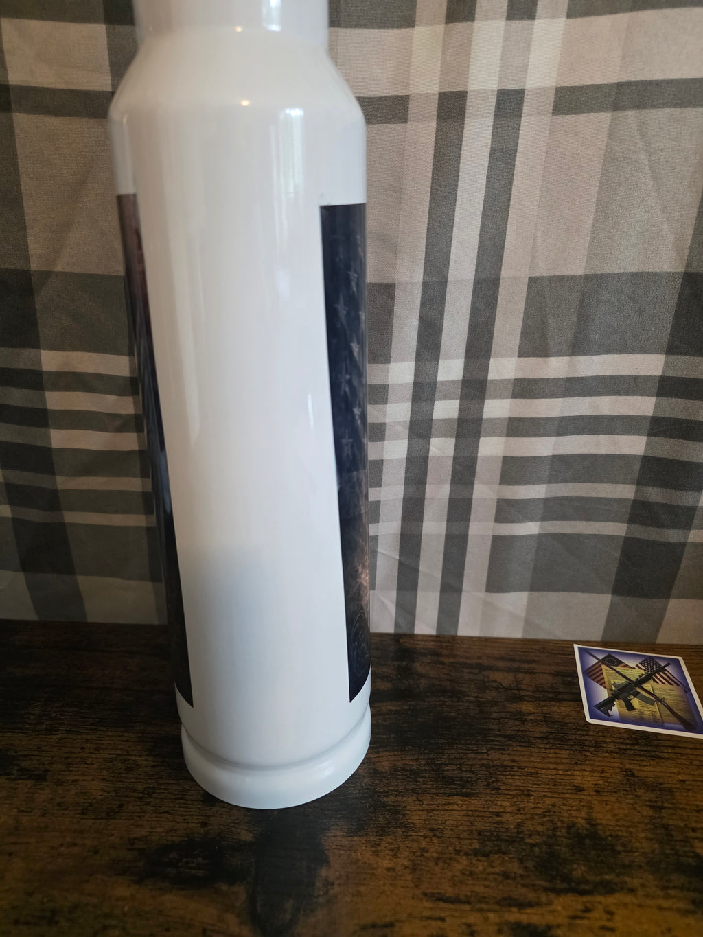 Veteran Eagle Tribute 32 oz Bullet Thermos – Honor, Courage & Commitment