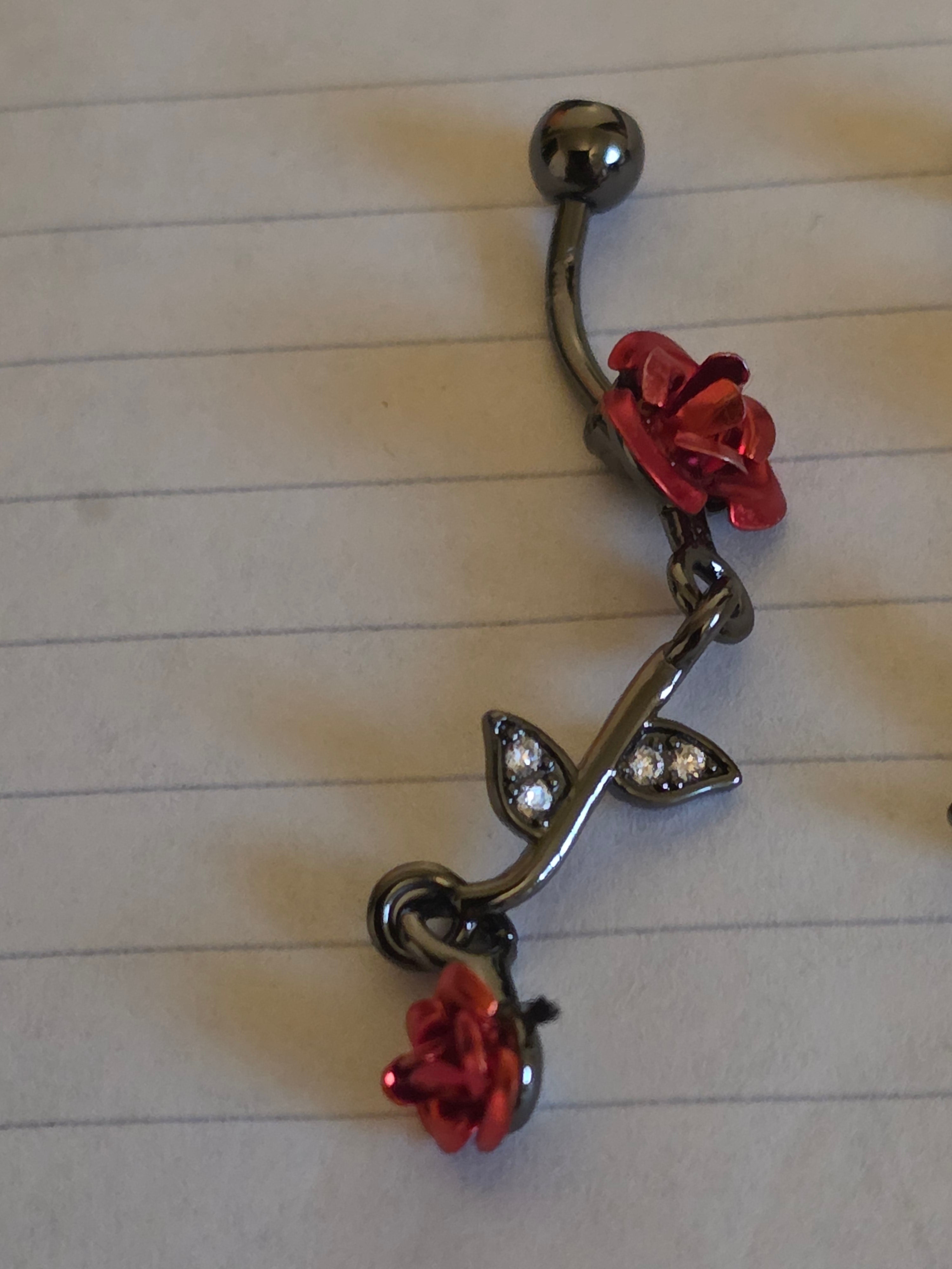 Dangle Belly Ring Collection – Hearts, Roses, Gems & Specialty Designs