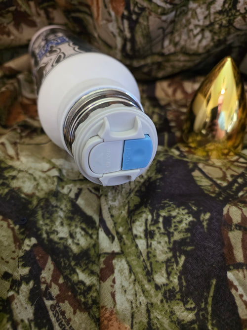 32oz “Kiss My Country Ass” Bullet Lid Thermos Tumbler