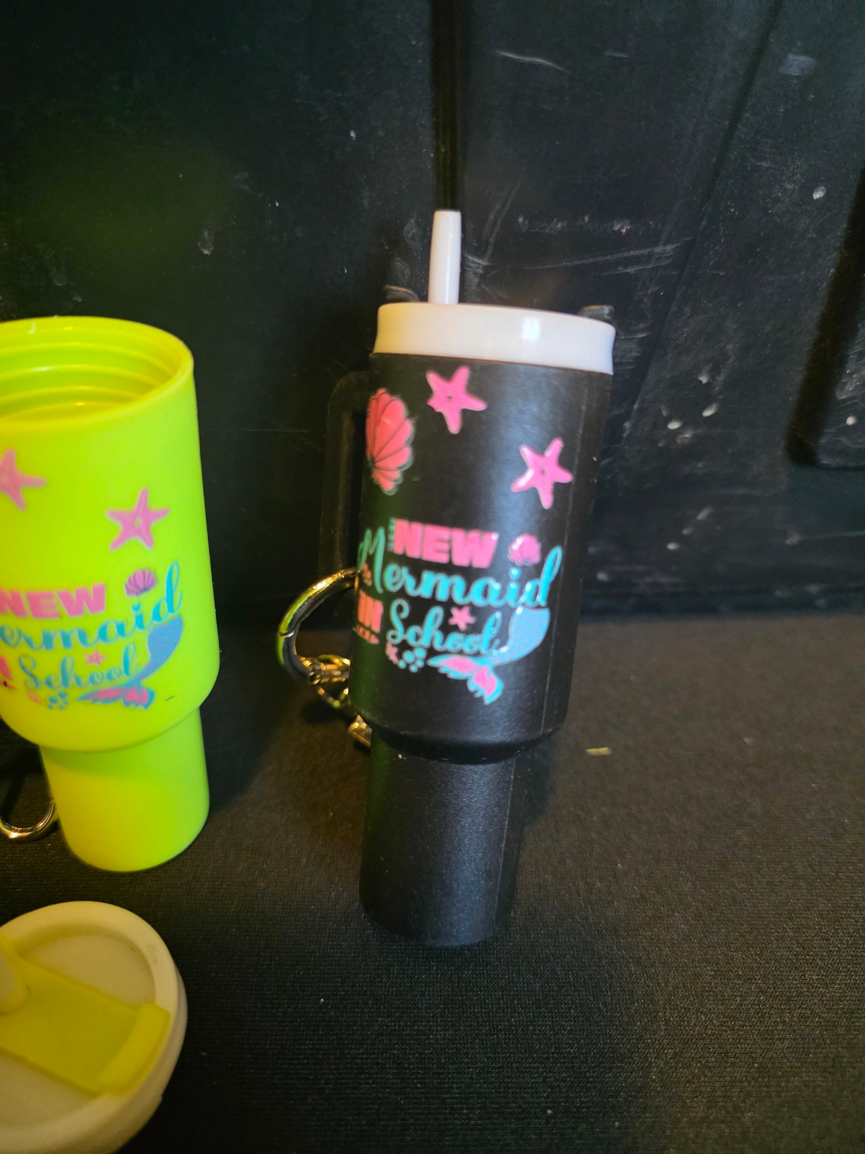 Mermaid Mini Tumbler Keychain & ChapStick Holder
