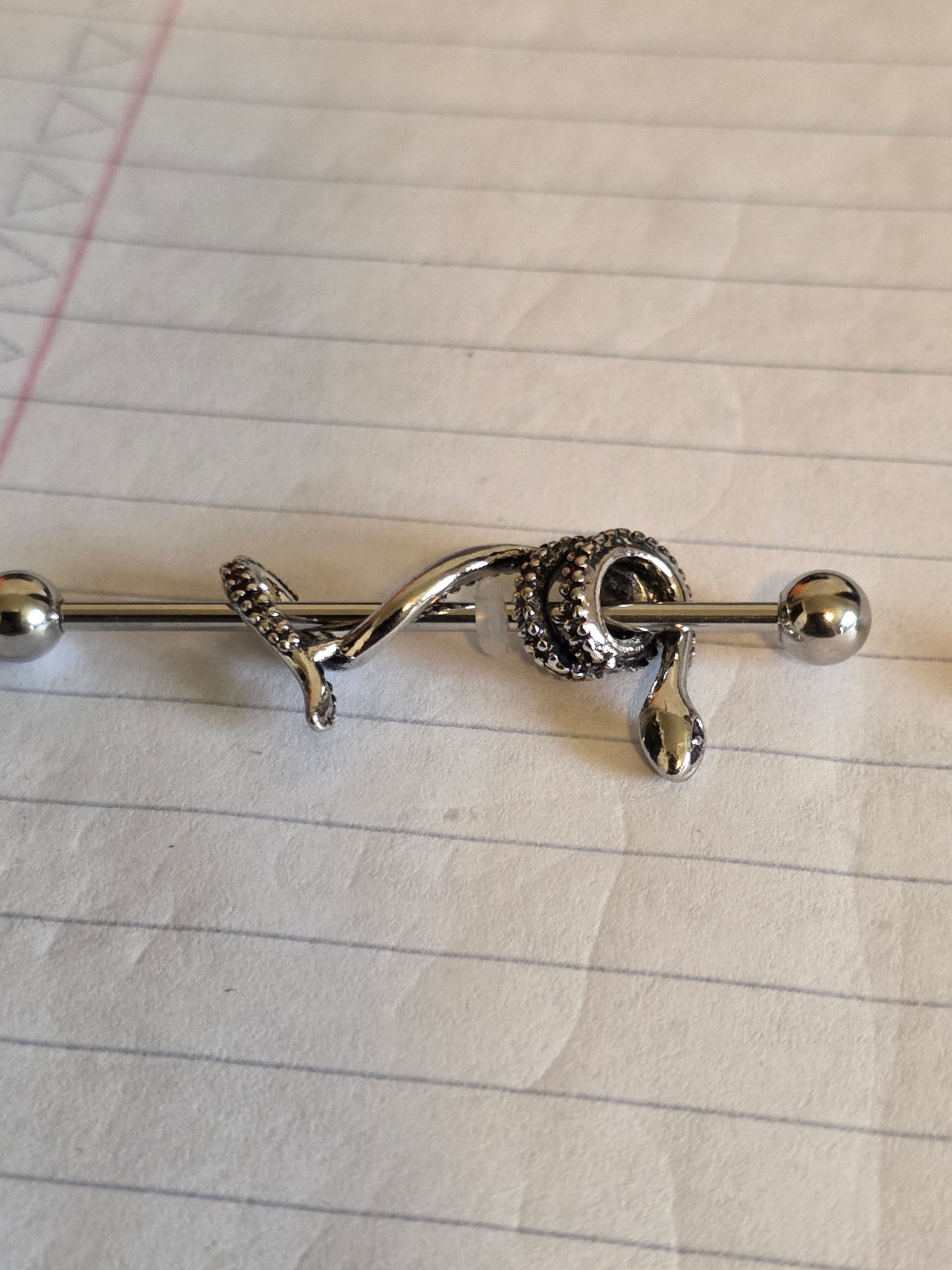 Surgical Steel Celestial & Symbol Industrial Barbells