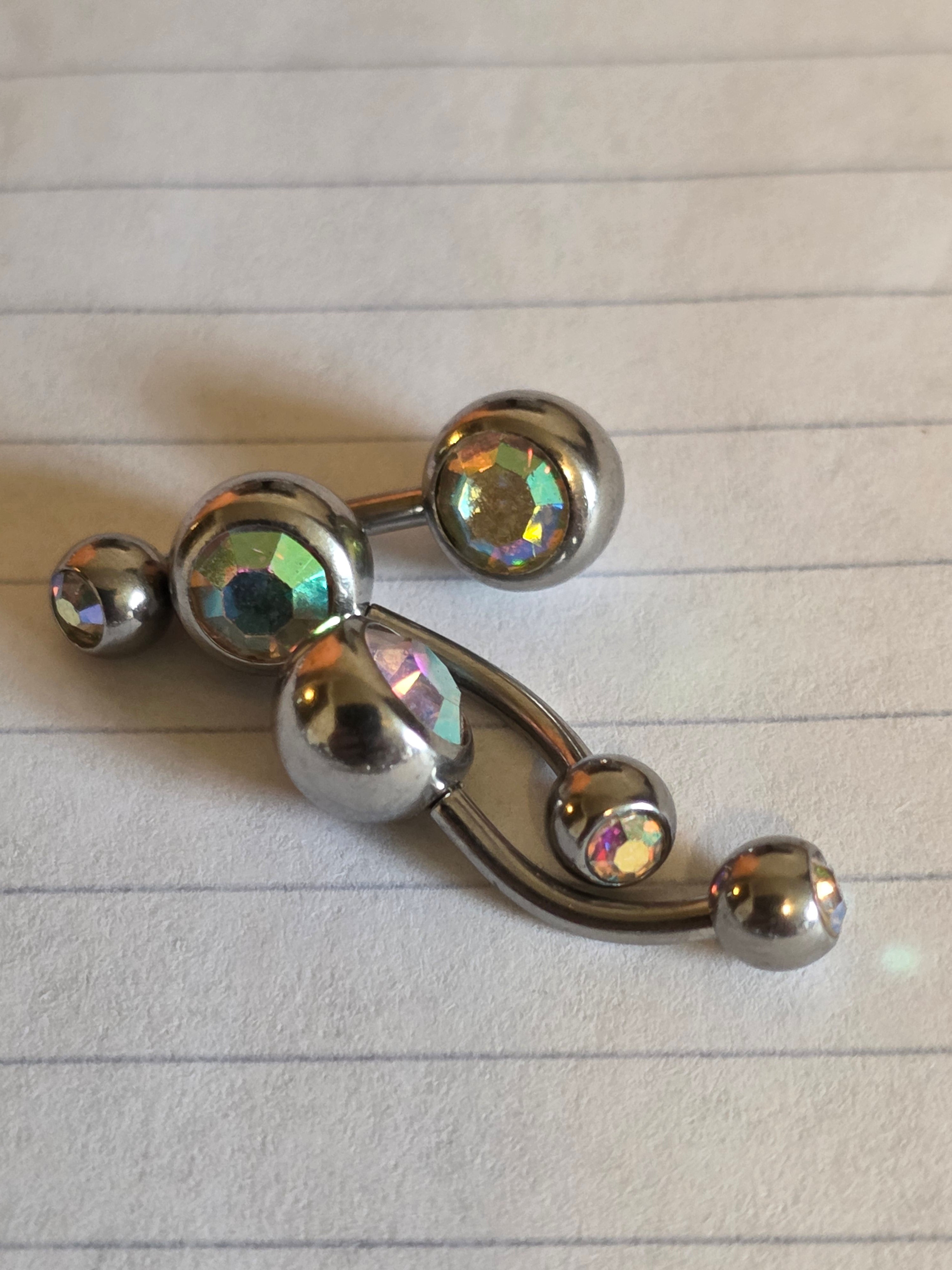 Surgical Steel Belly Rings – Crystal, Gem & Decorative Styles