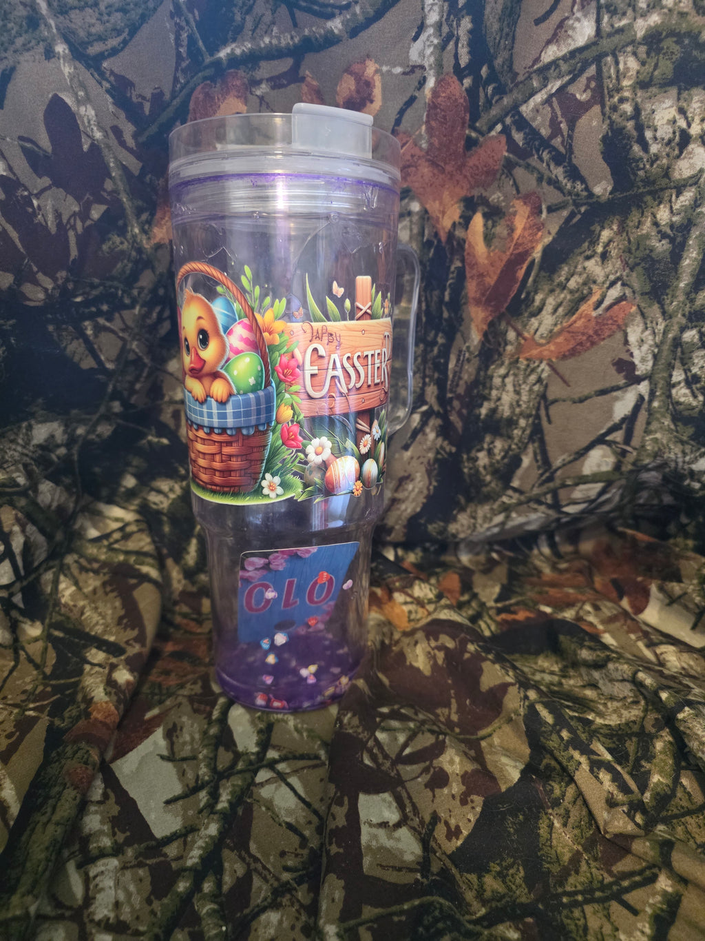 Happy Easter 40 oz Snow Globe Tumbler
