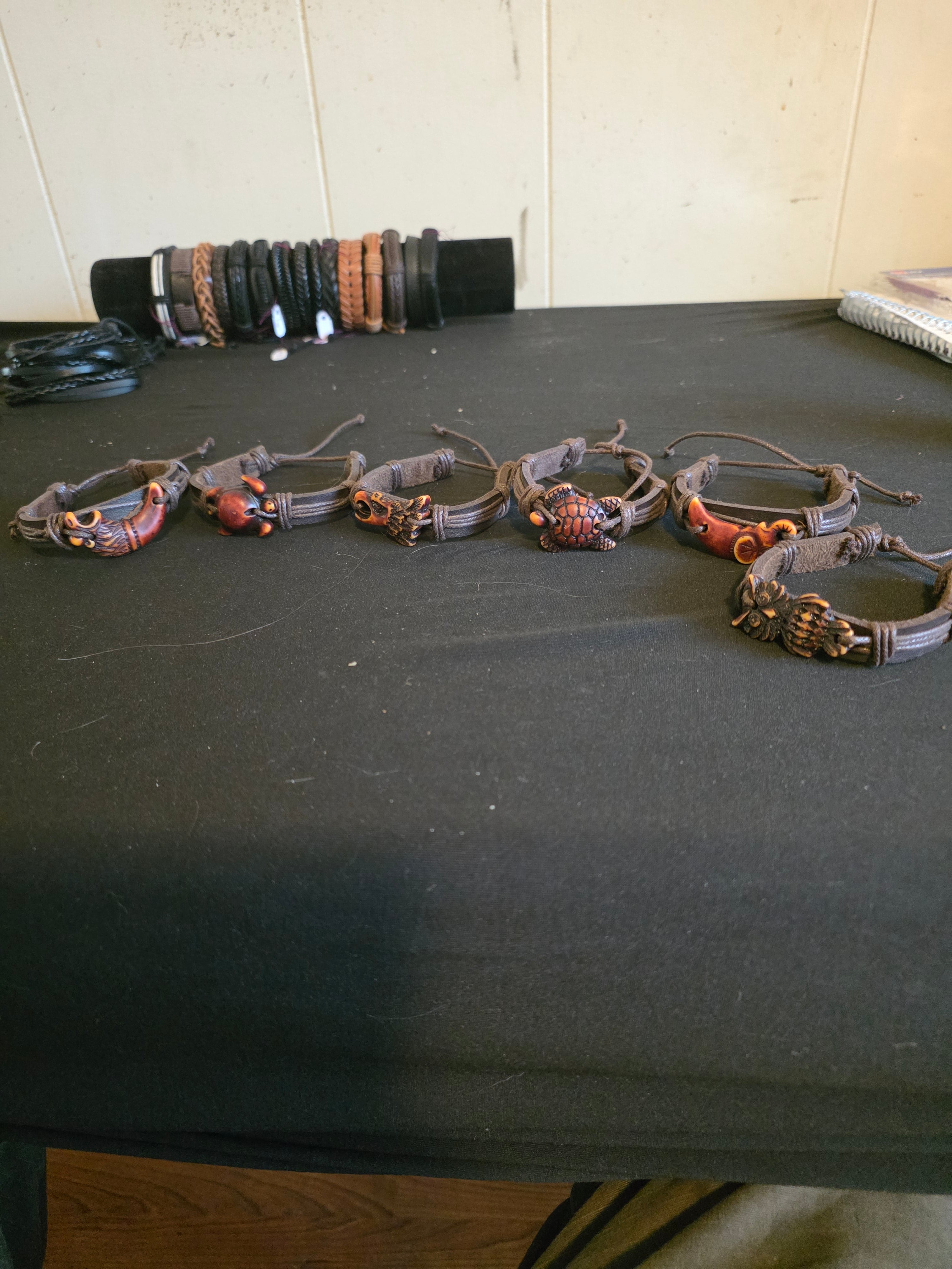 Animal Leather Bracelet Collection