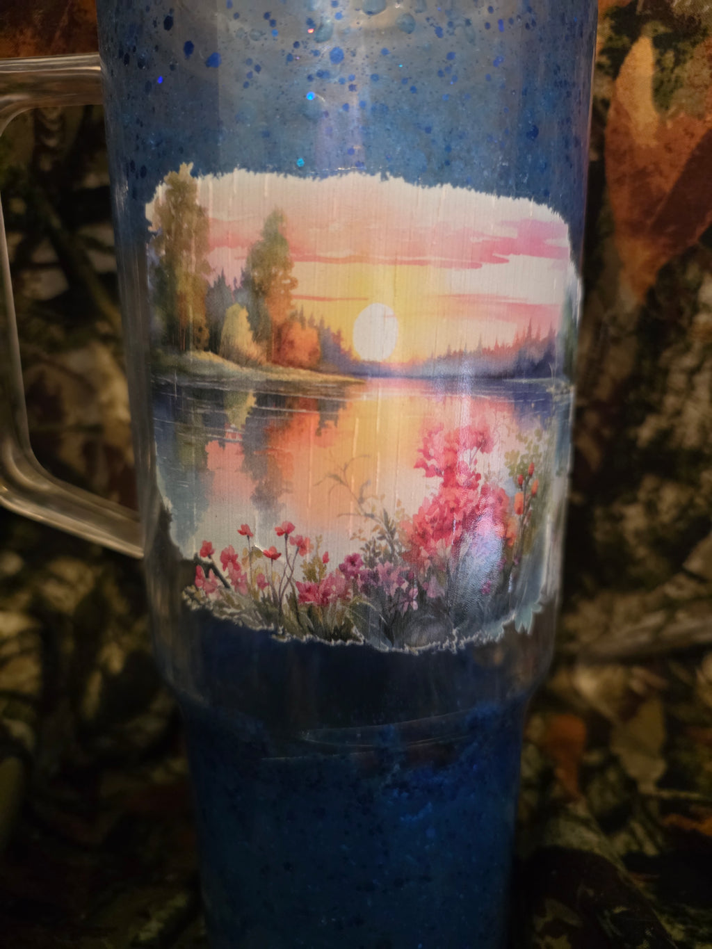 Sunset Lake 40 oz Snow Globe Tumbler – Discounted