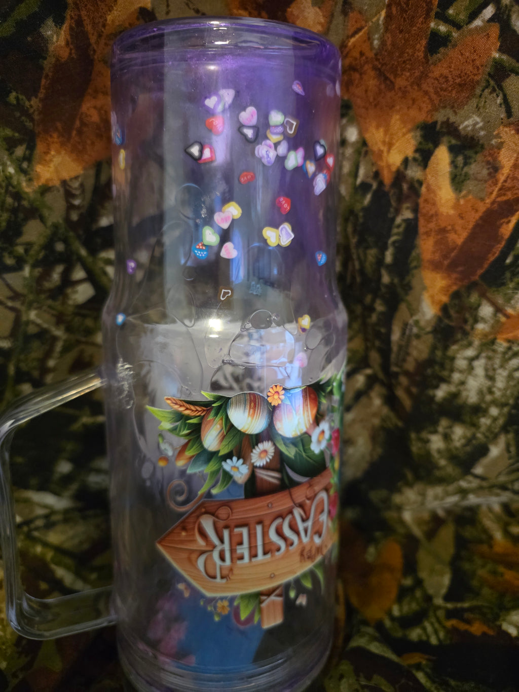 Happy Easter 40 oz Snow Globe Tumbler