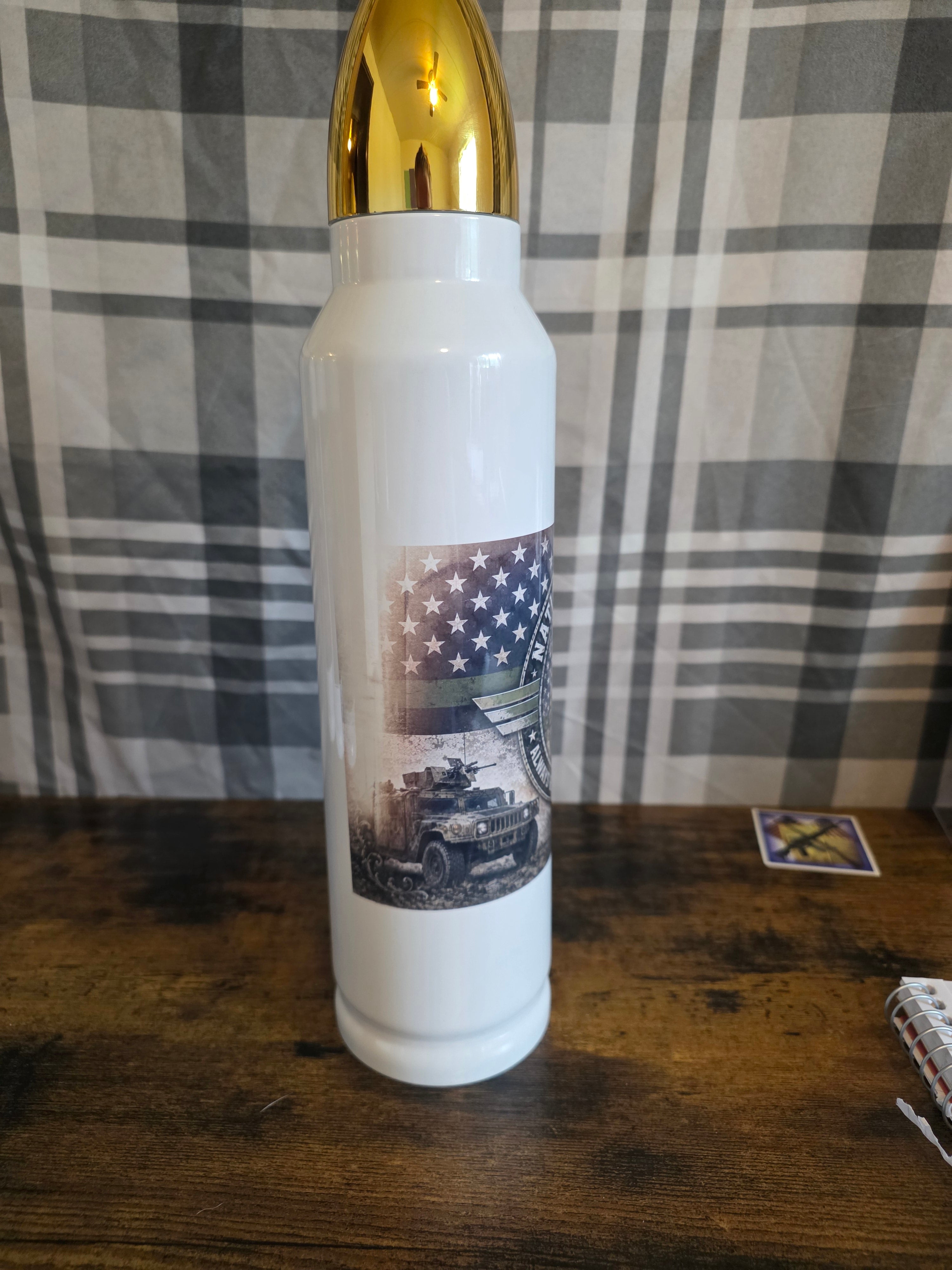 National Guard 32 oz Bullet Thermos – Always Ready, Always There