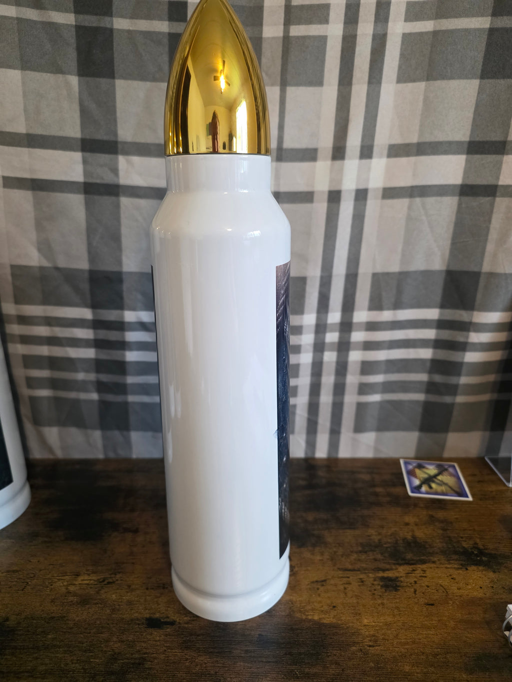 Navy "Never Apply Vaseline to Yourself" 32 oz Bullet Thermos