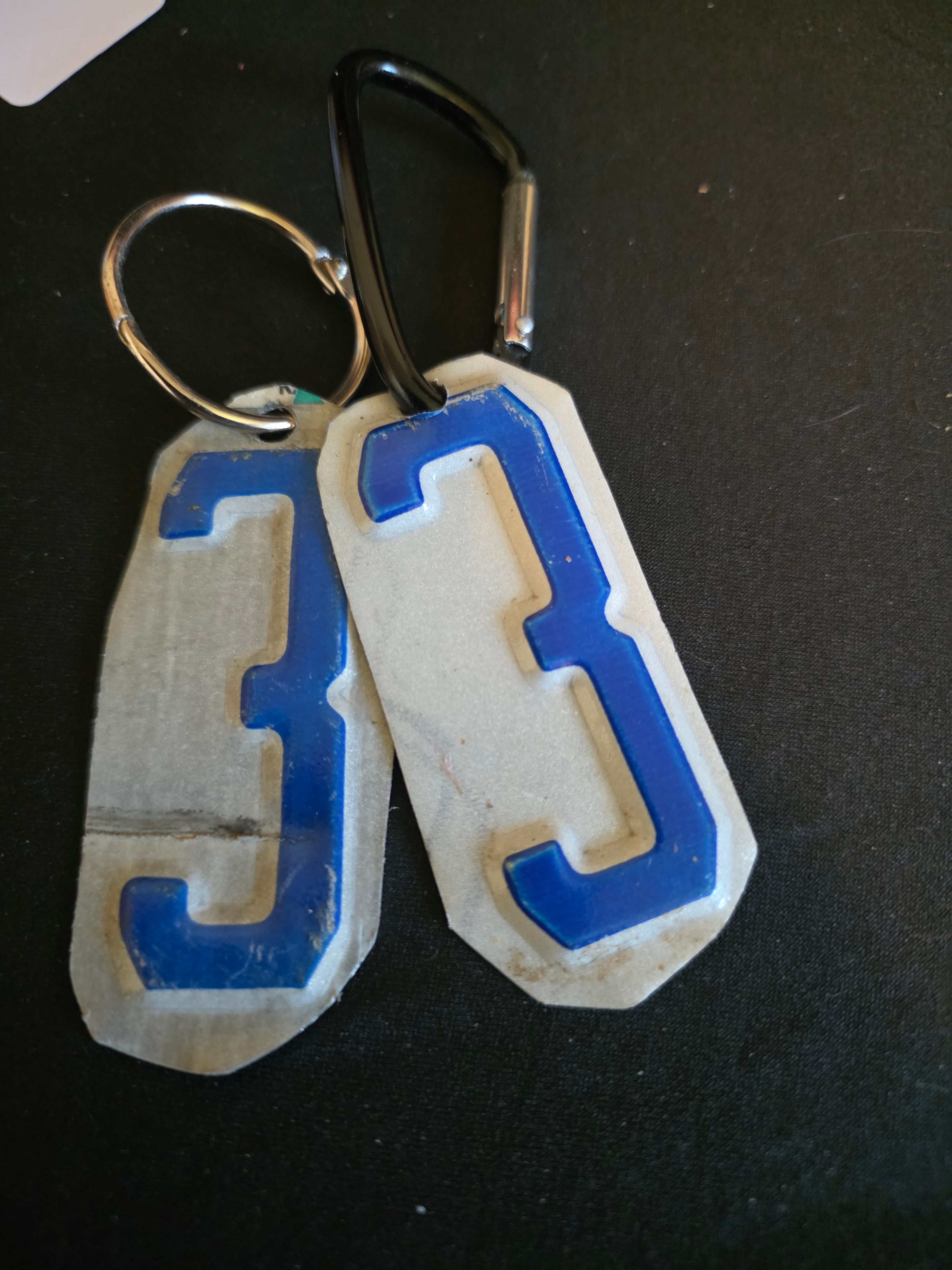Handmade License Plate Initial & Number Keychains – Recycled Michigan License Plates