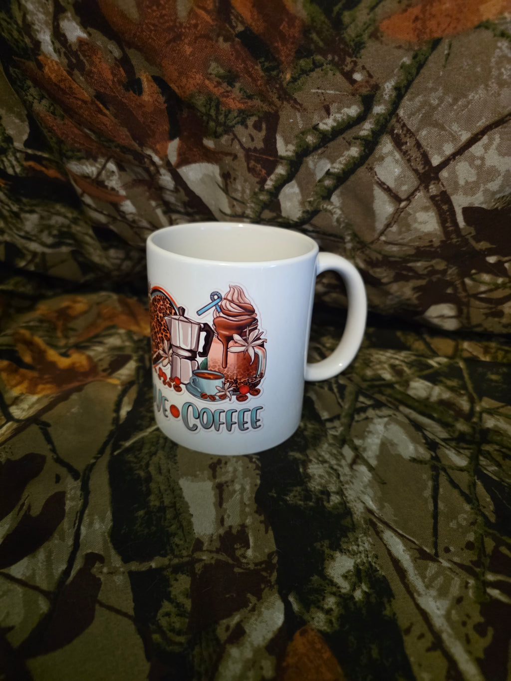 Peace Love Coffee Mug