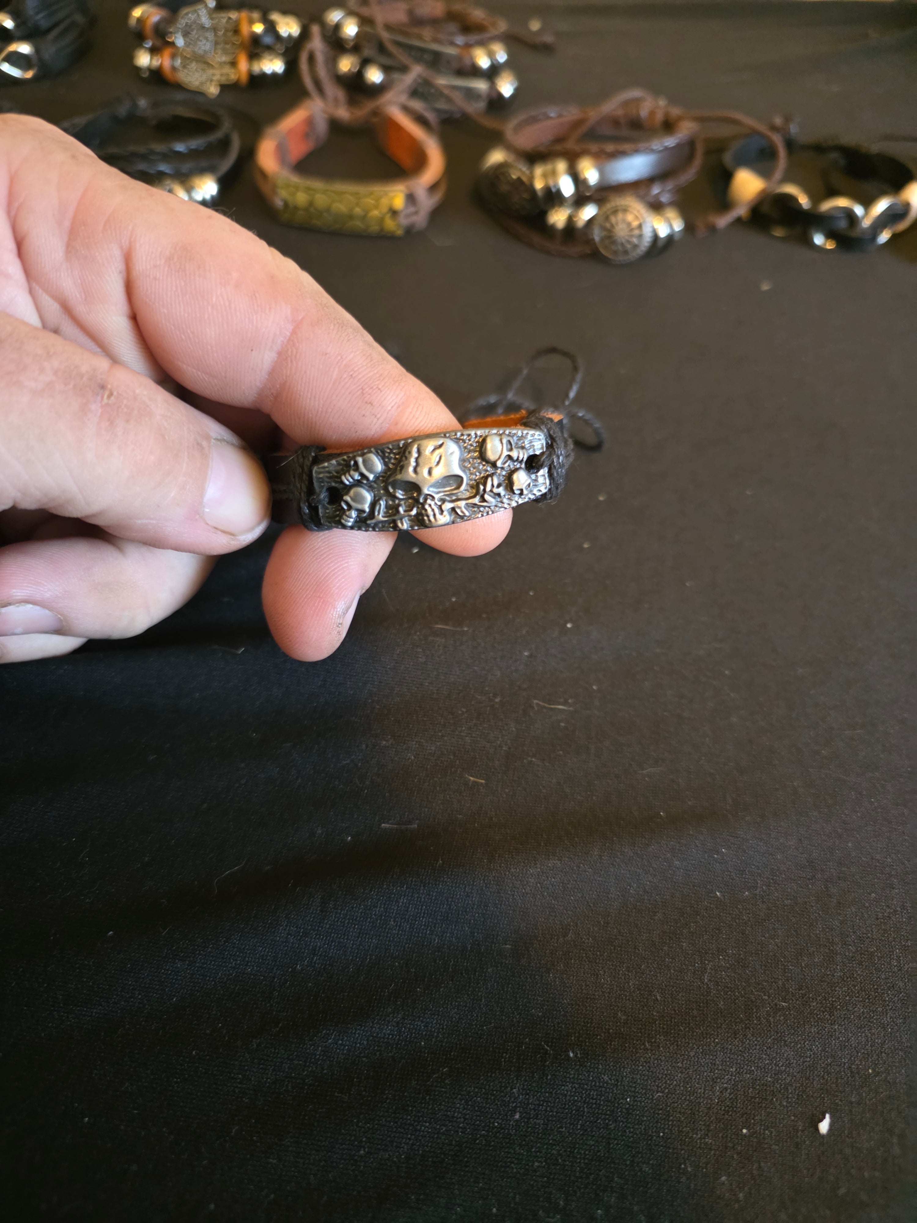 Leather Symbol & Charm Bracelet Collection