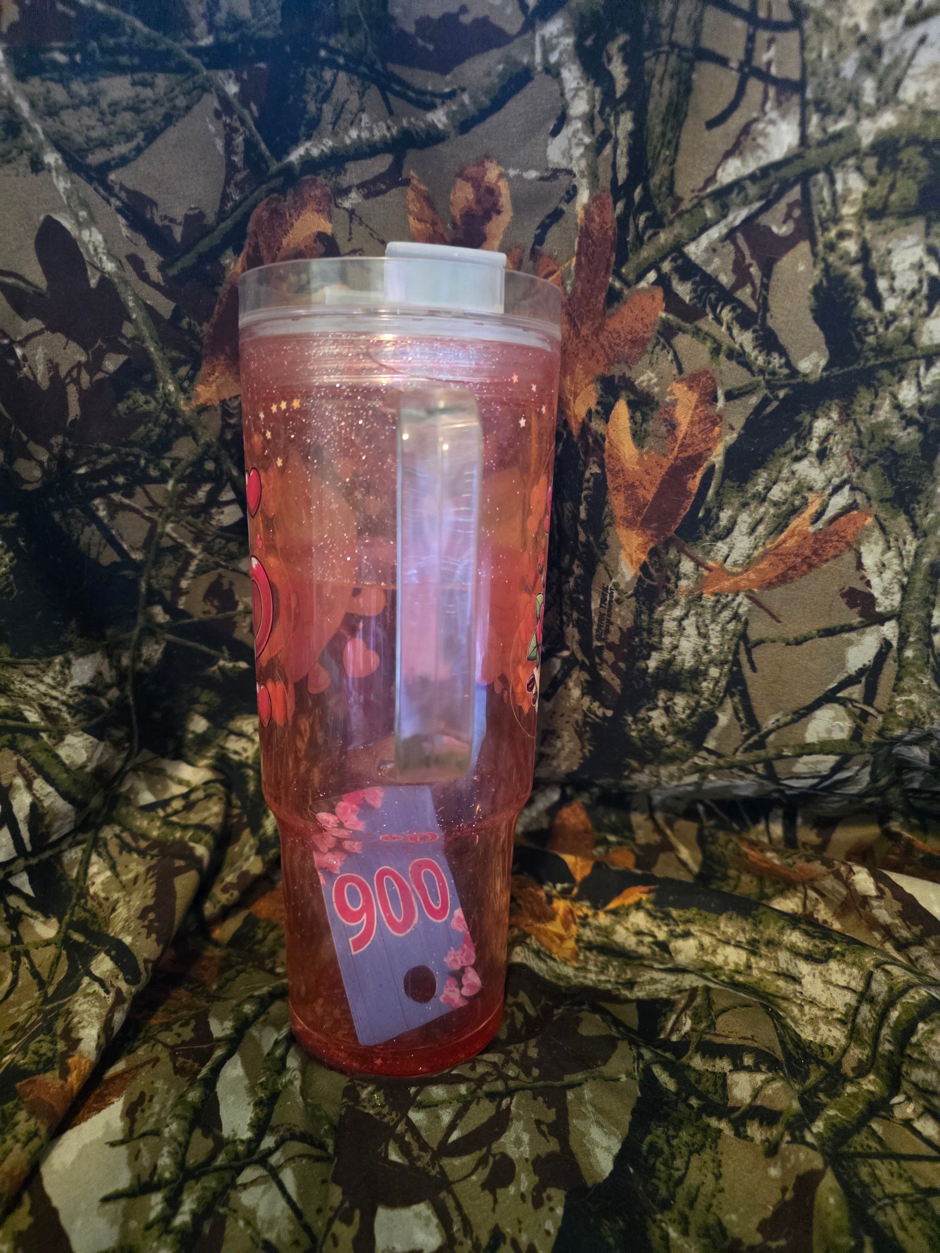 Cute Coffee Love 40 oz Snow Globe Tumbler