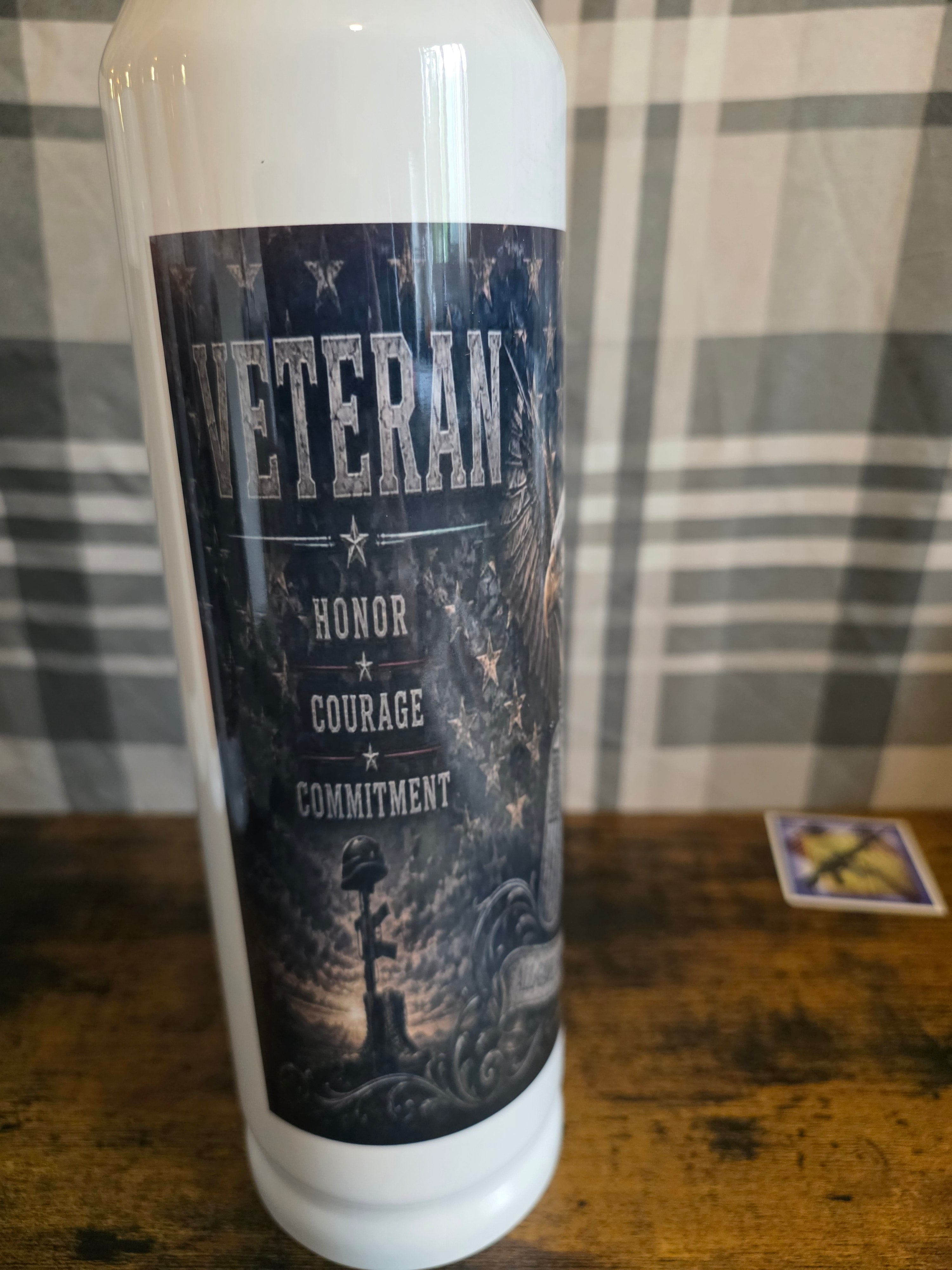 Veteran Honor & Courage 32 oz Bullet Thermos